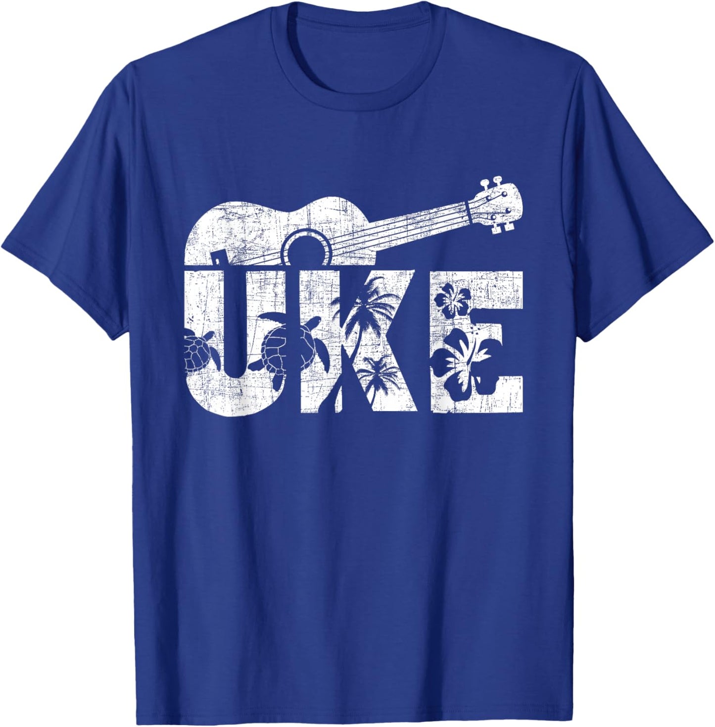 Uke - Ukulele Player Ukulelist Music Guitarist Small T-Shirt - T-Shirt | Royal