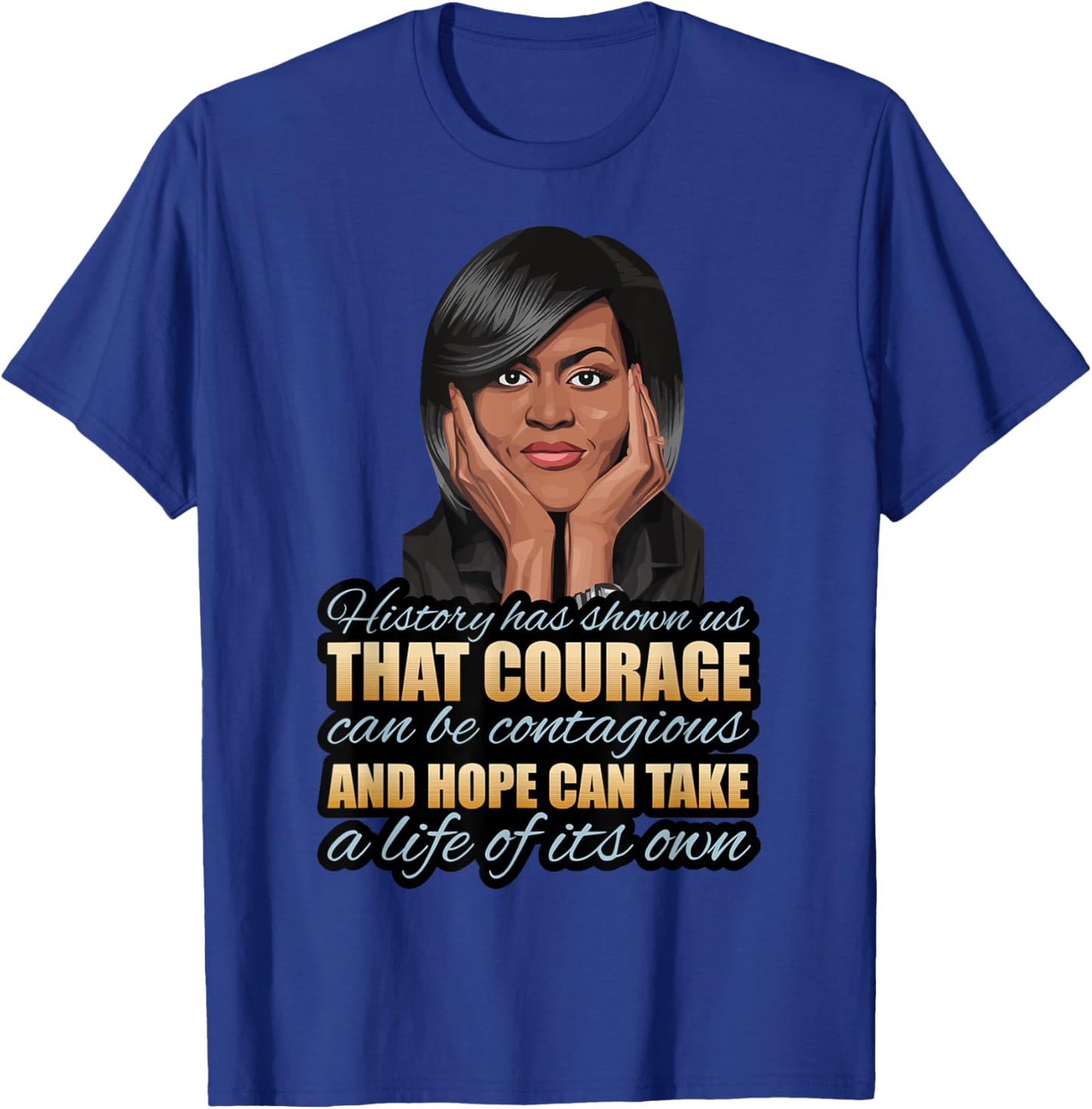 Black History Month Michelle Obama President's Day Women T-Shirt - T-Shirt | Royal