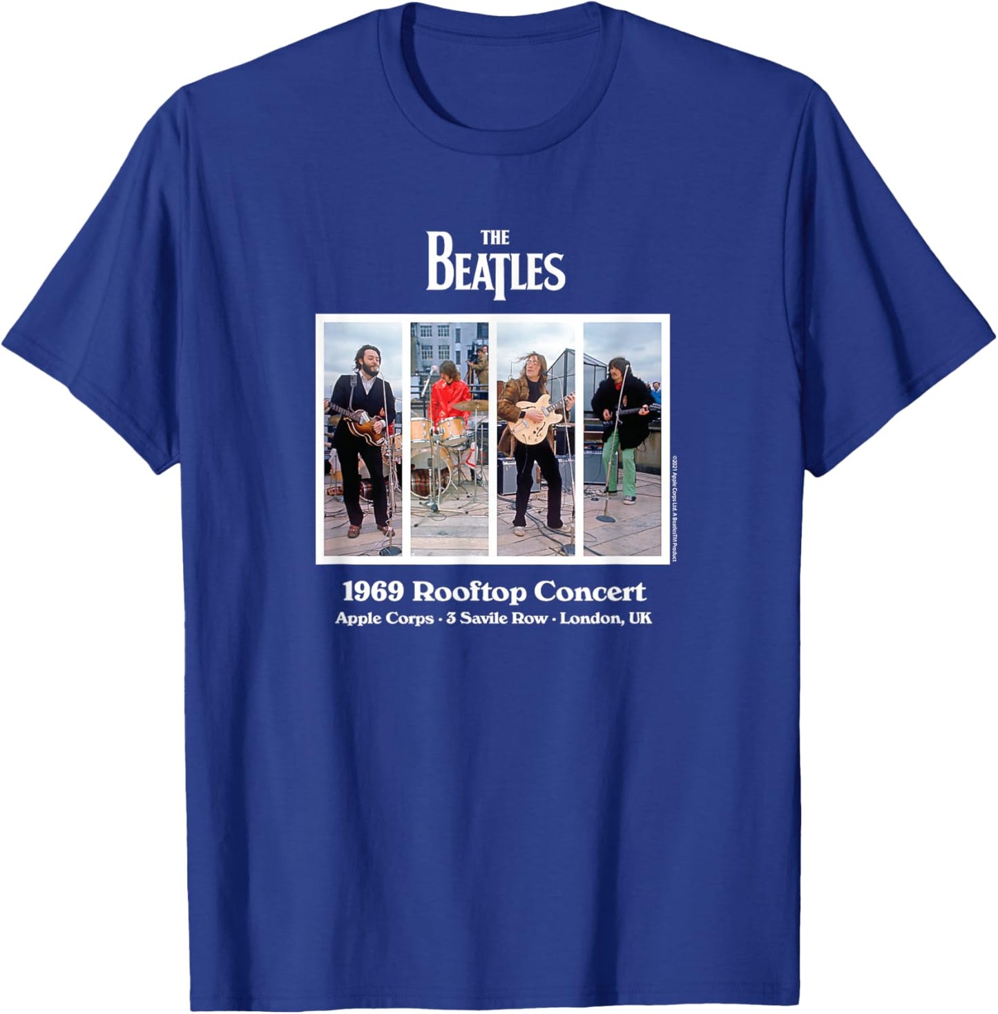 The Beatles - Rooftop Concert 1969 T-Shirt - T-Shirt | Royal