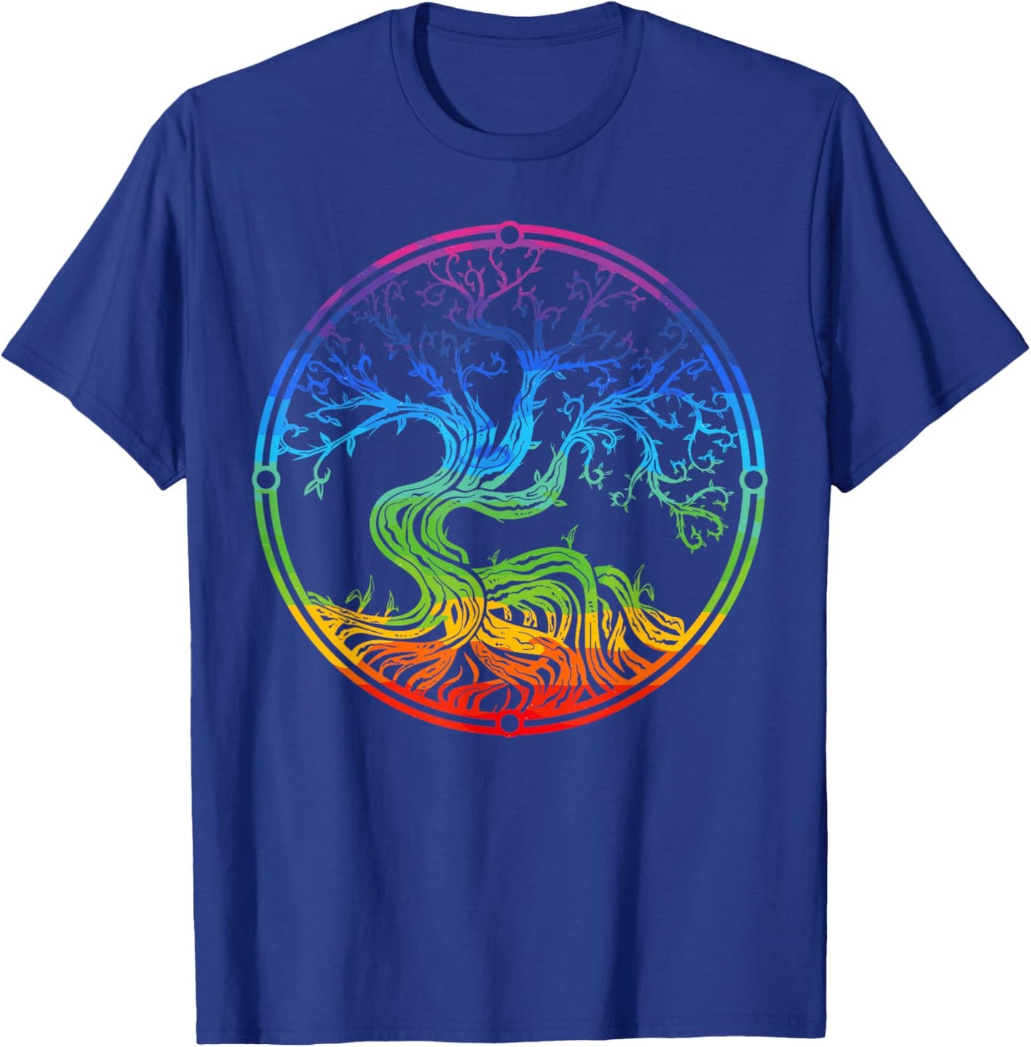 Tree Yggdrasil Viking Celtic Norse Life Symbol T-Shirt - T-Shirt | Royal