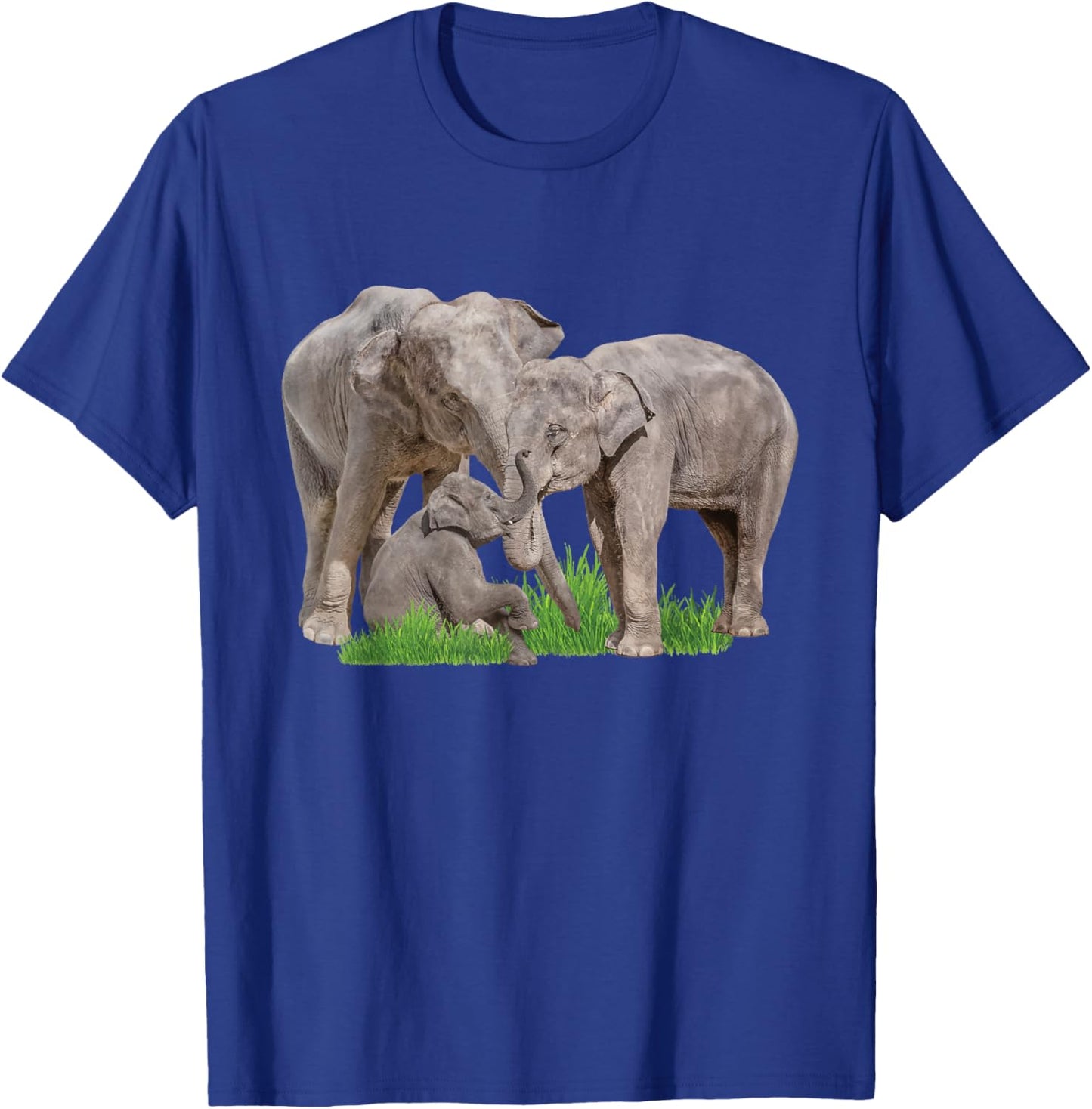 Elephant Family - Zookeeper Zoologist Wildlife Safari Lover T-Shirt - T-Shirt | Royal
