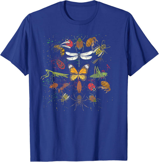 Entomology Insect Collection Biology Nature Beetle T-Shirt - T-Shirt | Royal