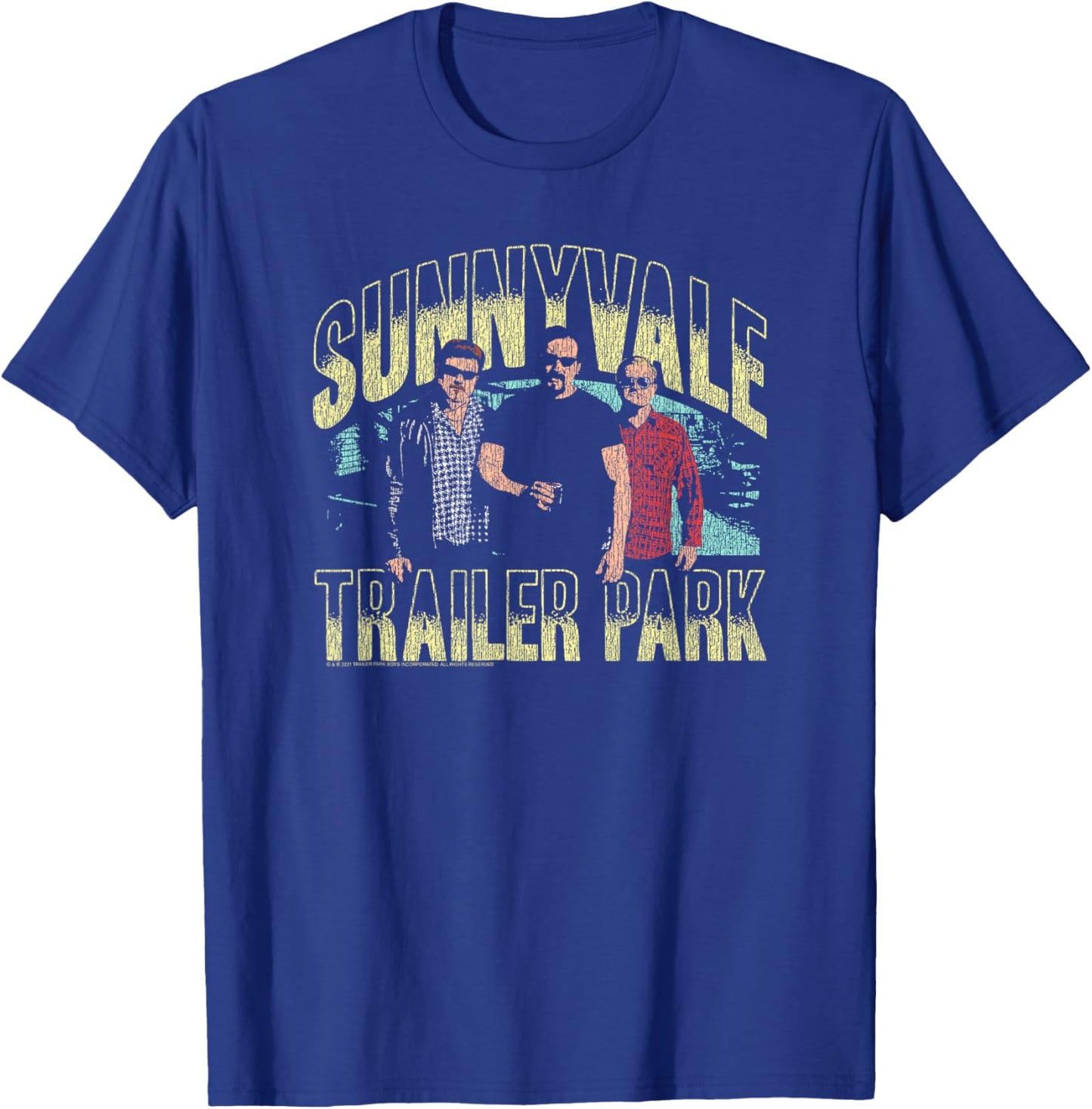 Ripple Junction x Trailer Park Boys Sunnyvale Boys T-Shirt - T-Shirt | Royal