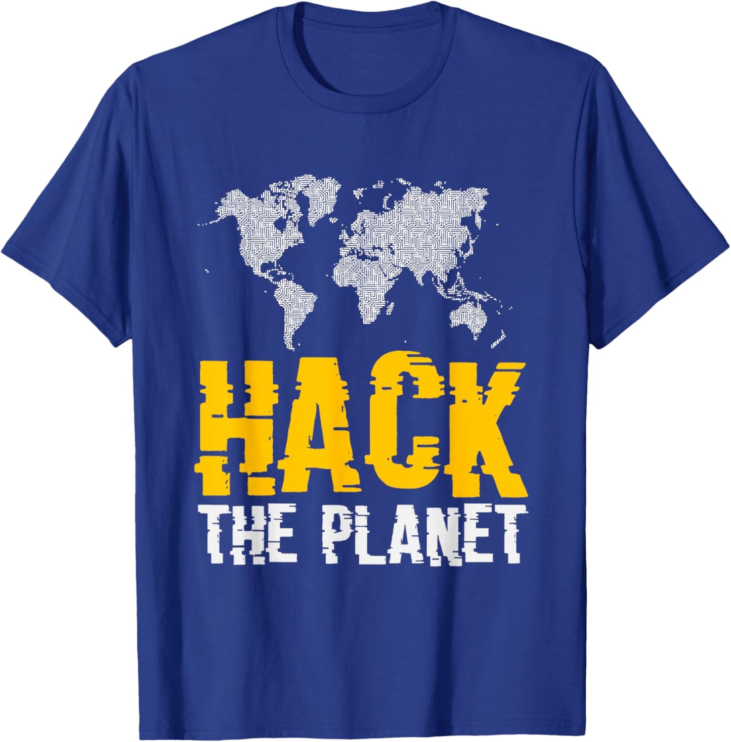 Hack The Planet T-Shirt - T-Shirt | Royal