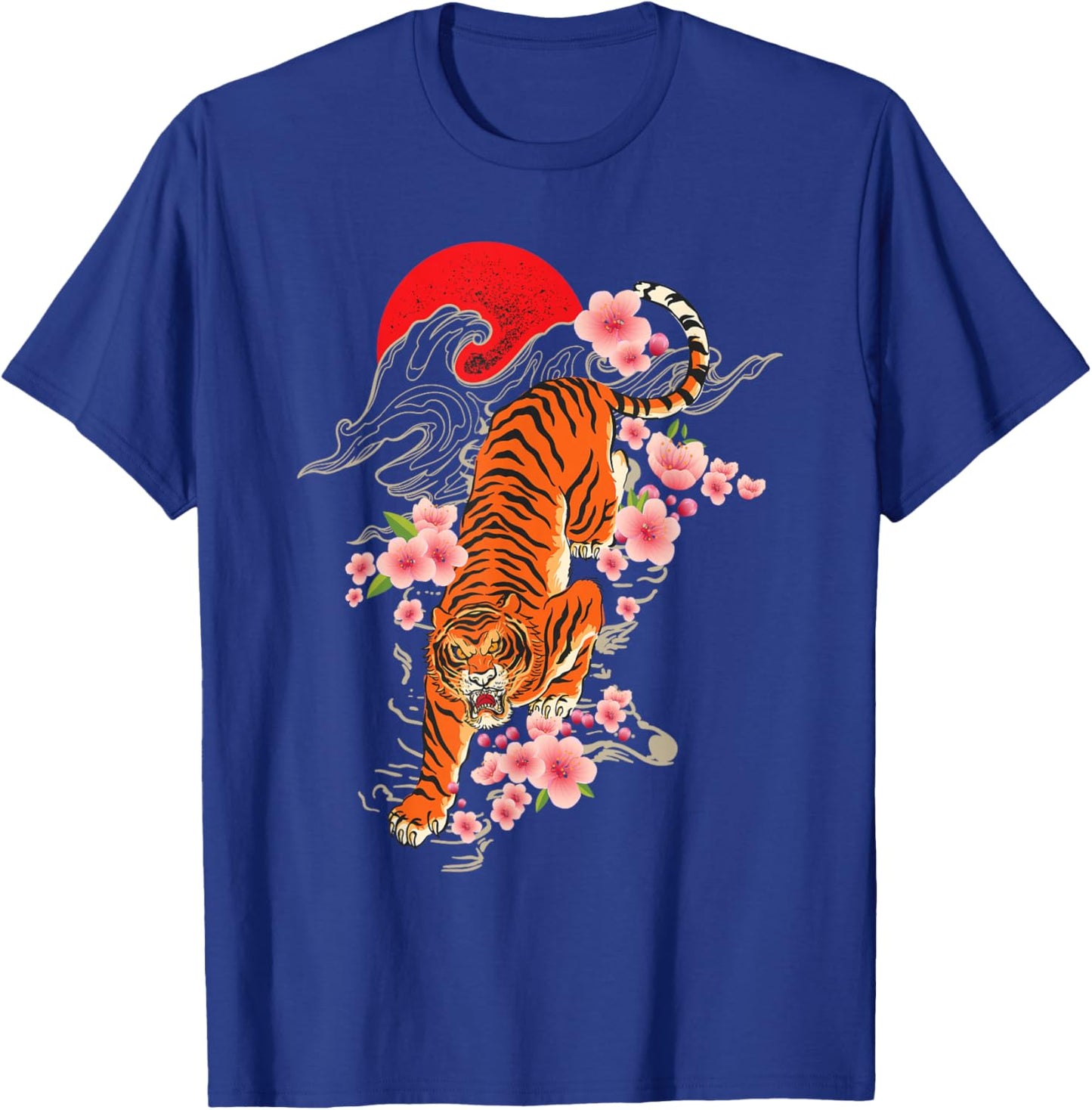 Japanese Tiger - Zoologist Wild Animal Zoo Lover Safari T-Shirt - T-Shirt | Royal