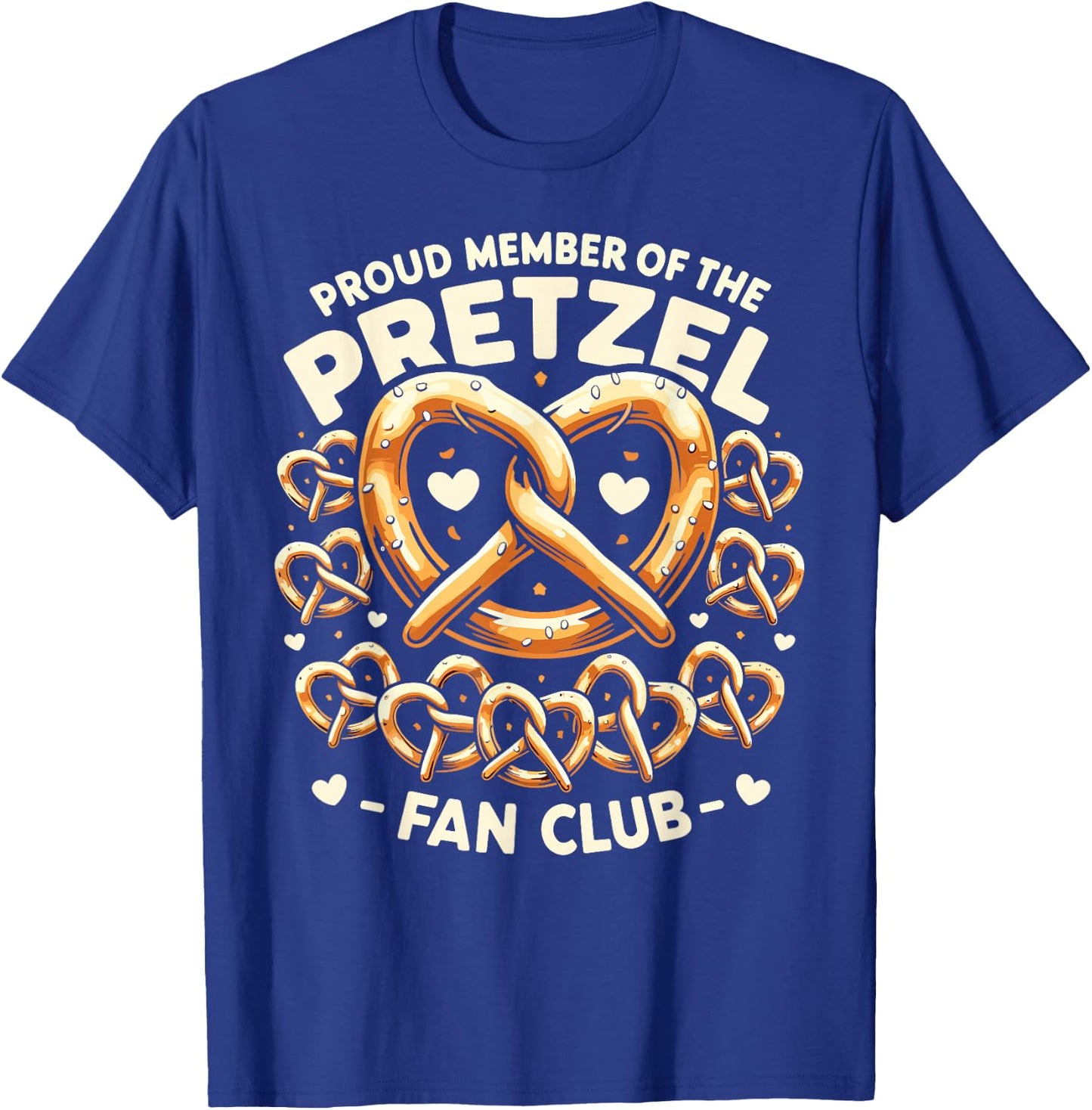 Funny Pretzel Lover German Food Pretzel Day T-Shirt - T-Shirt | Royal