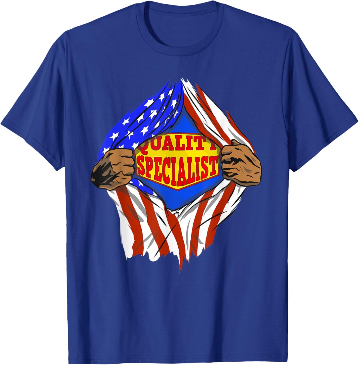 Funny Super Quality Specialist Hero Job T-Shirt - T-Shirt | Royal
