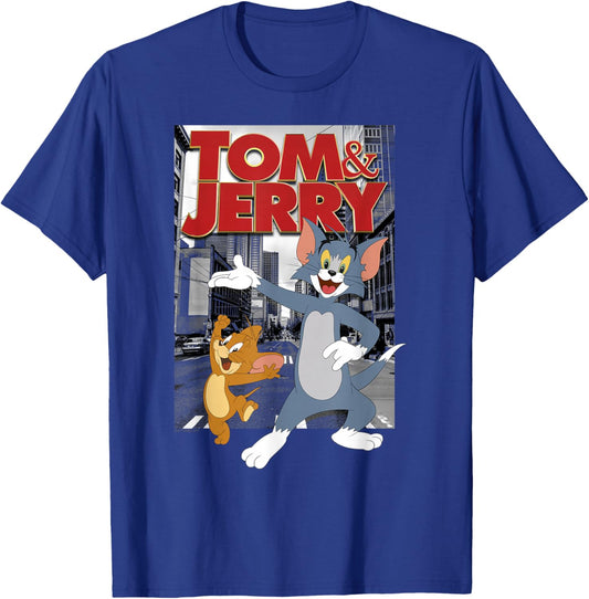 Tom and Jerry in The City T-Shirt - T-Shirt | Royal