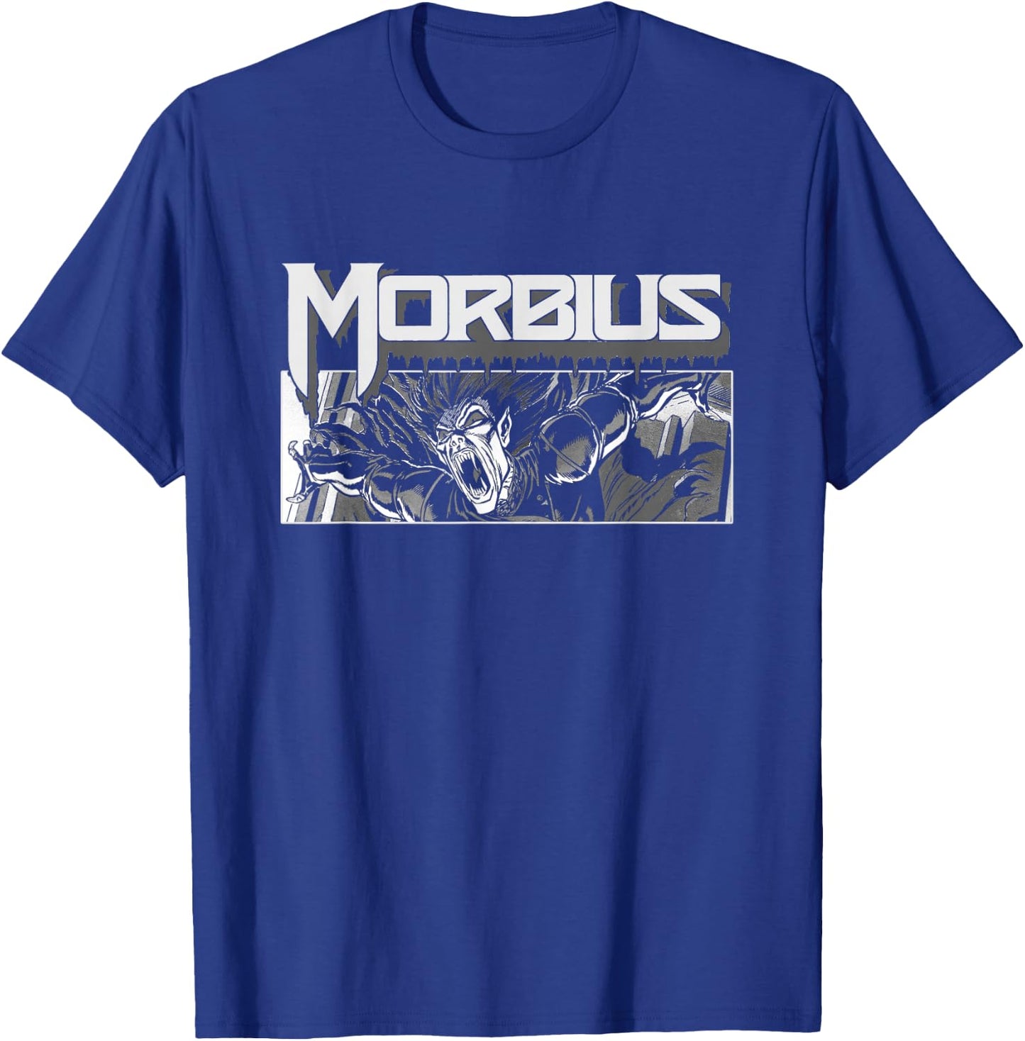 Marvel Morbius Retro Comic 90s T-Shirt - T-Shirt | Royal