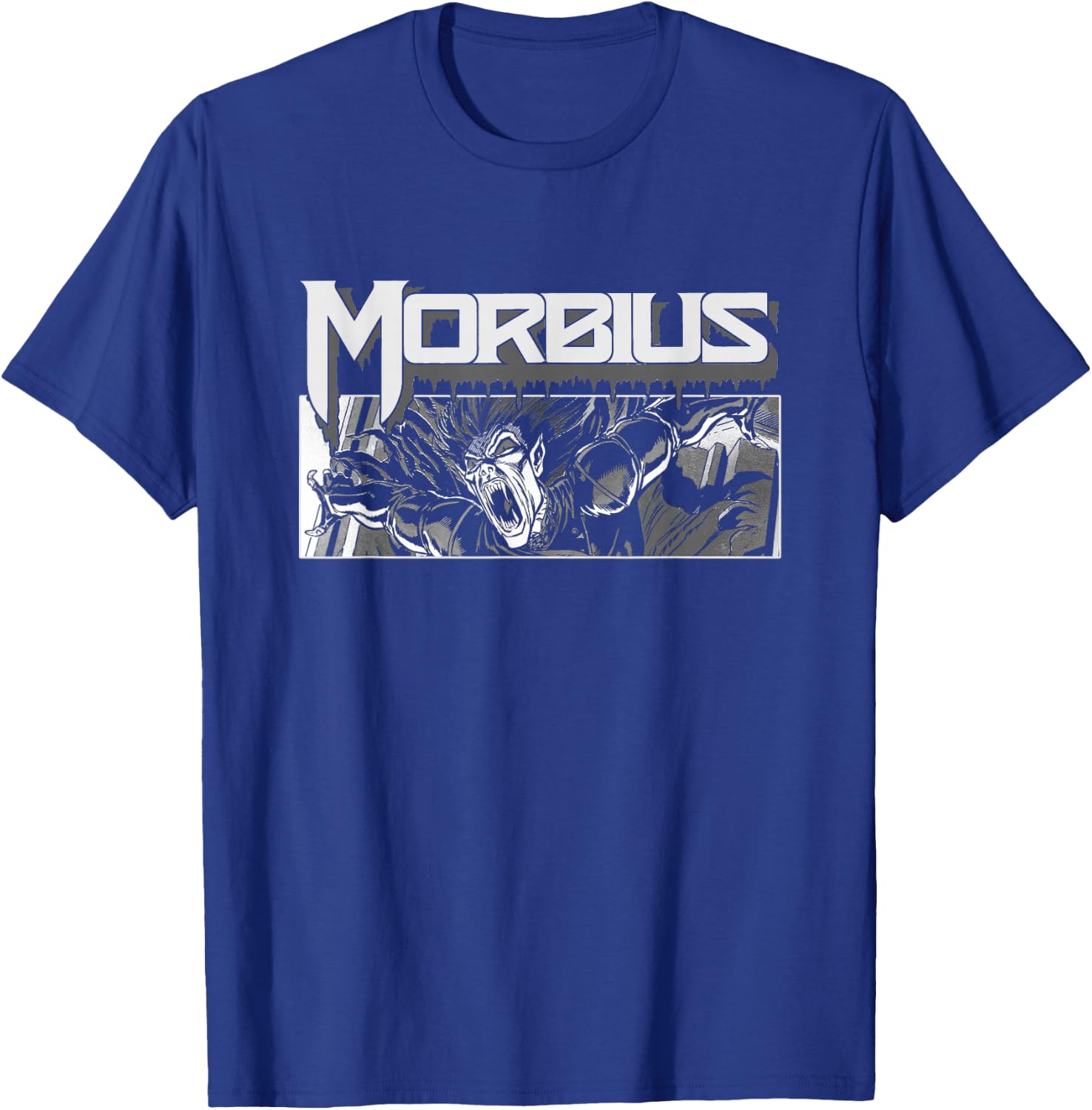 Marvel Morbius Retro Comic 90s T-Shirt - T-Shirt | Royal
