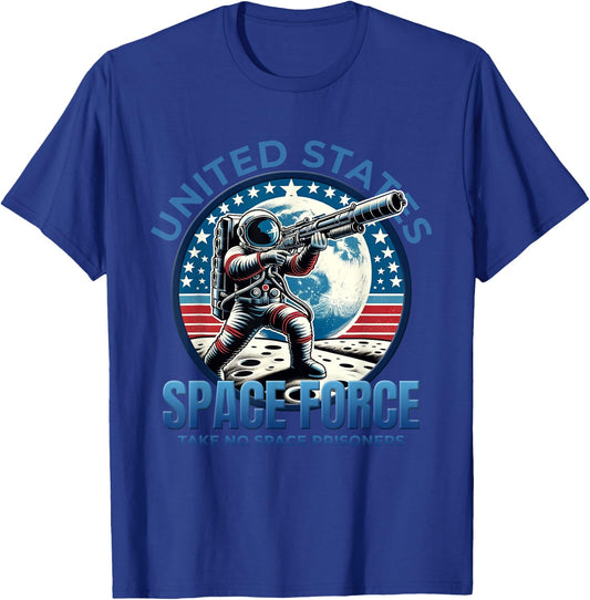 Badass Space Force! T-Shirt - T-Shirt | Royal