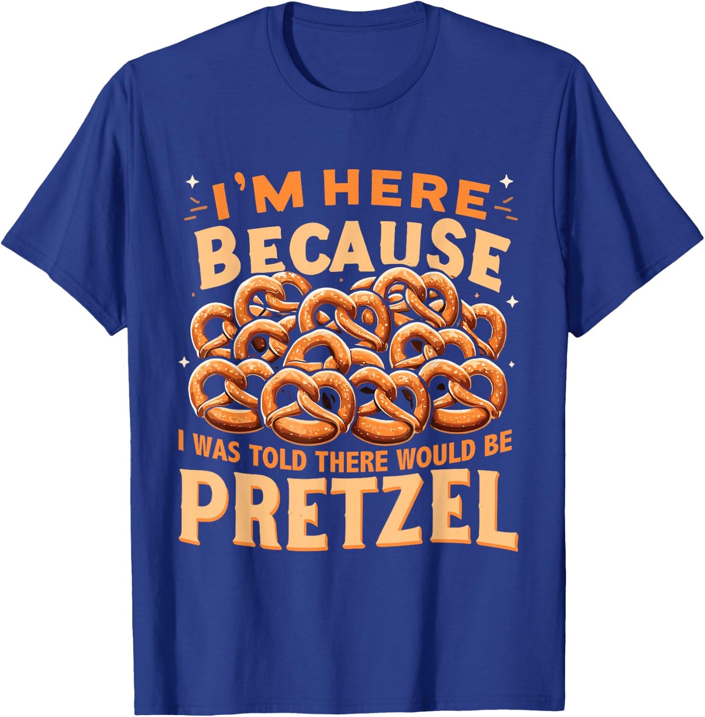 Funny Pretzel Lover Pretzel Day T-Shirt - T-Shirt | Royal