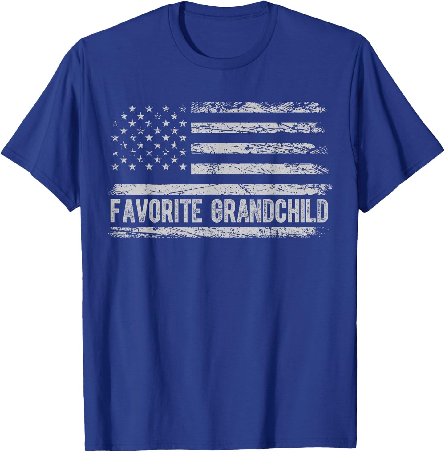 Funny Spoiled Grandchildren Favorite Grandchild T-Shirt - T-Shirt | Royal