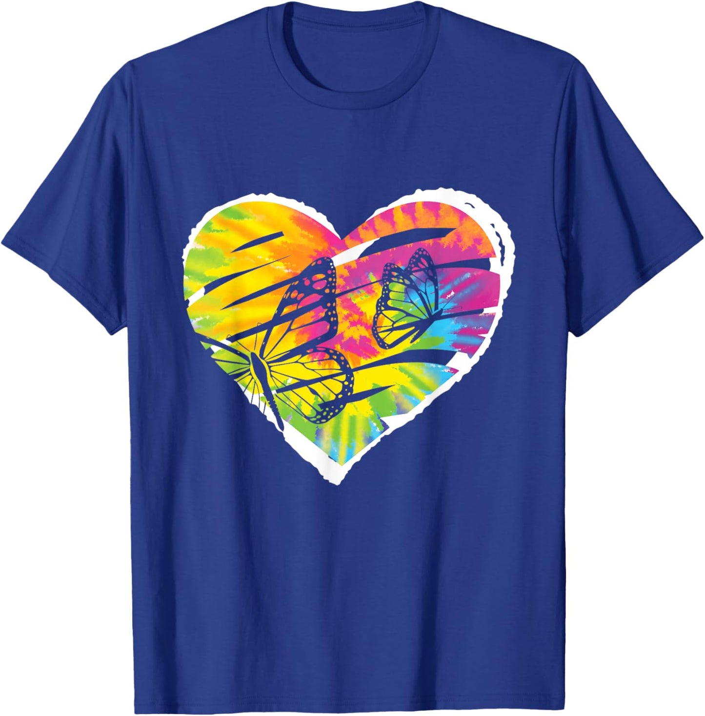 Tie Dye Butterfly Lover - Gardener Entomology Butterflies T-Shirt - T-Shirt | Royal