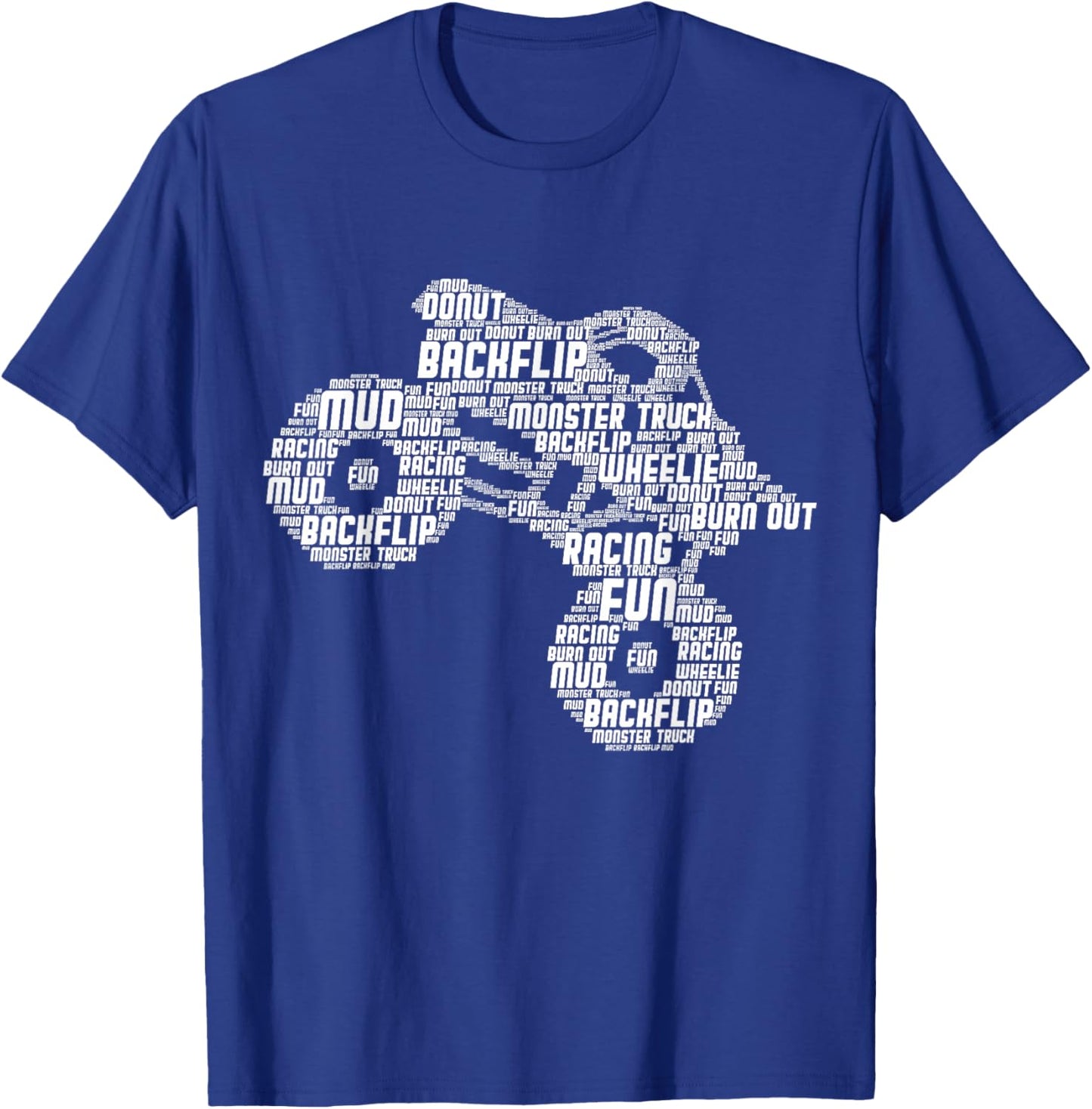 Monster Truck Boys Children T-Shirt - T-Shirt | Royal