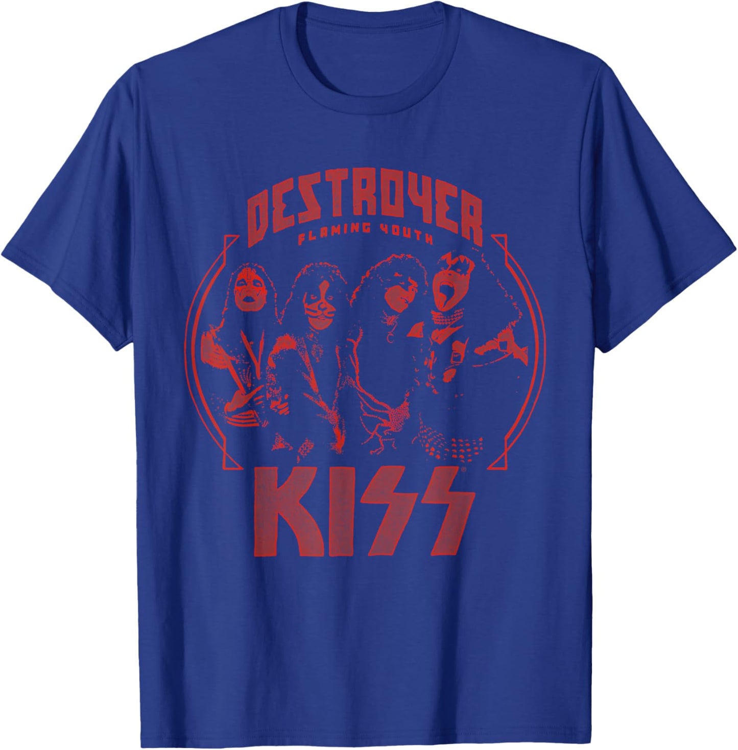 KISS - Flaming Youth T-Shirt - T-Shirt | Royal