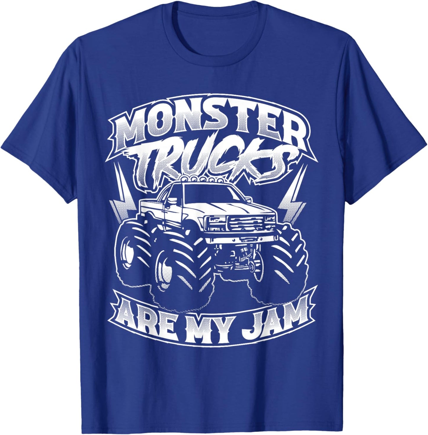 Monster Truck Are My Jam For Monster Truck Lovers Men & Kids T-Shirt - T-Shirt | Royal