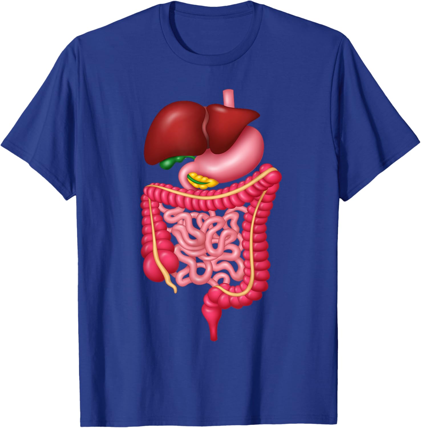 Digestive System Endoscopy Tech Nurse Gastrointestinal T-Shirt - T-Shirt | Royal
