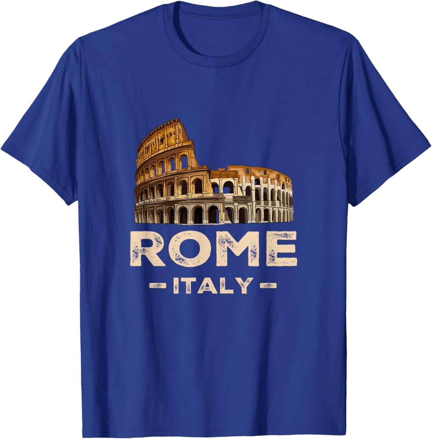 Cool Vintage Roma Italia Colosseum Souvenirs, Rome Italy T-Shirt - T-Shirt | Royal