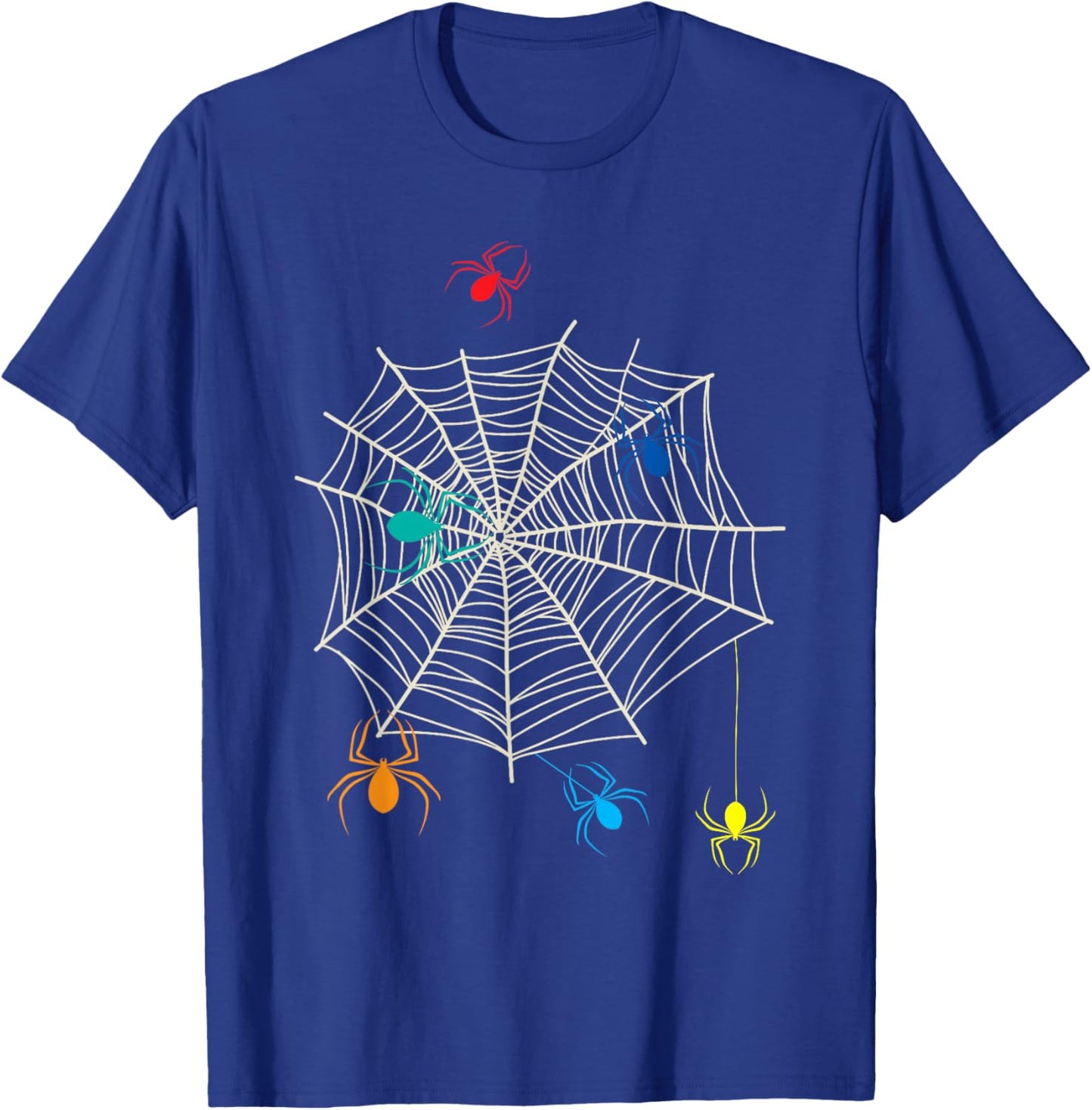 Spider Web Arachnophile Spider Lover Insect Cobweb T-Shirt - T-Shirt | Royal