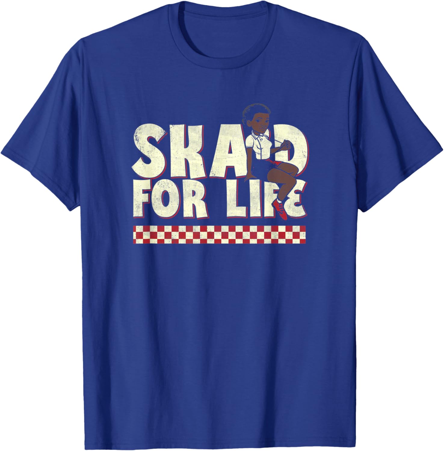 Ska'd For Life - Rude Girl / Rude Boy Reggae Band Ska Music T-Shirt - T-Shirt | Royal