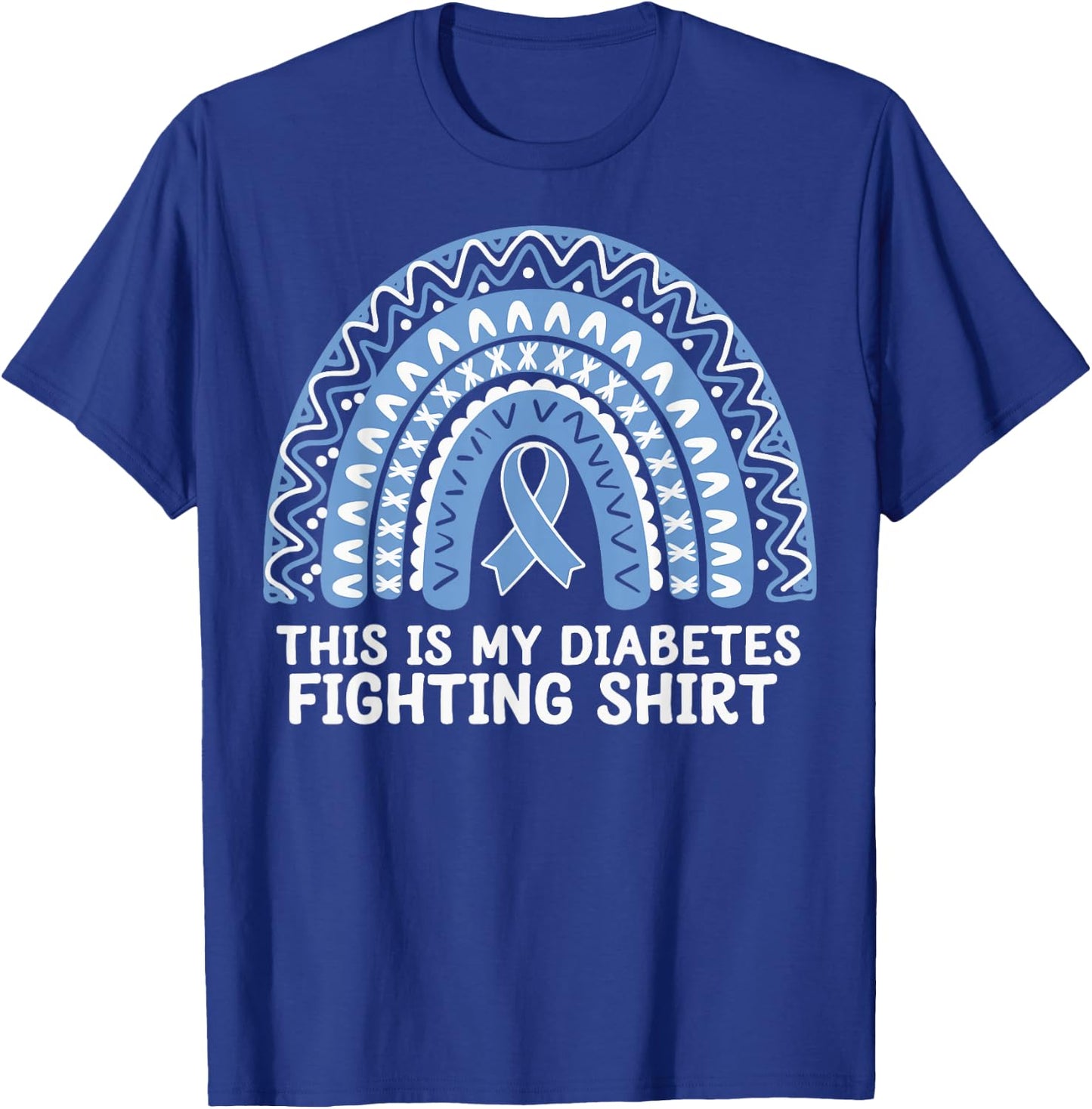 This Is My Diabetes Fighting T-Shirt - T-Shirt | Royal