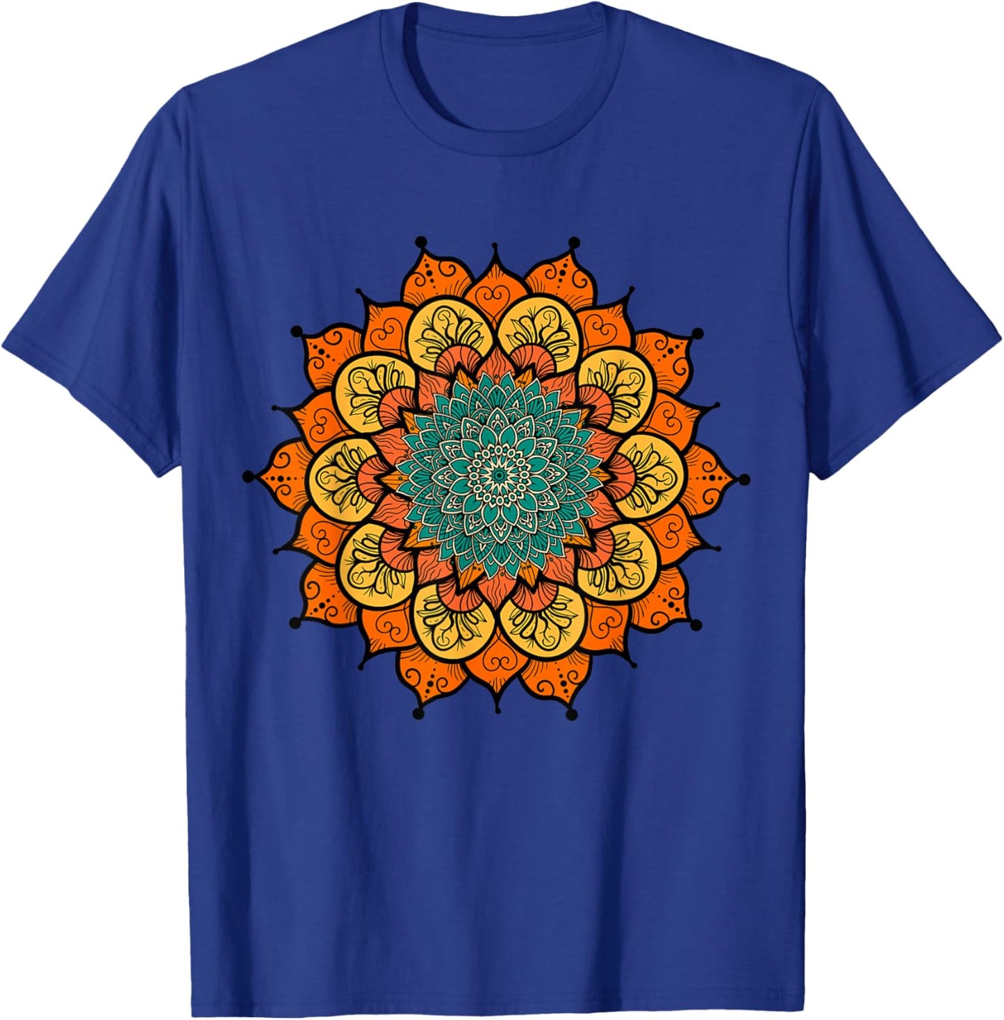 Kaleidoscope Color Patterns T-Shirt - T-Shirt | Royal