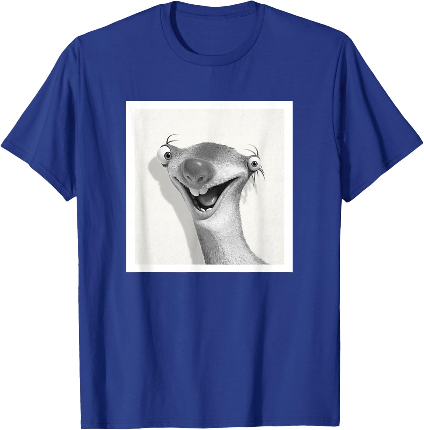 Ice Age Sid The Sloth Photo Booth Portrait T-Shirt - T-Shirt | Royal