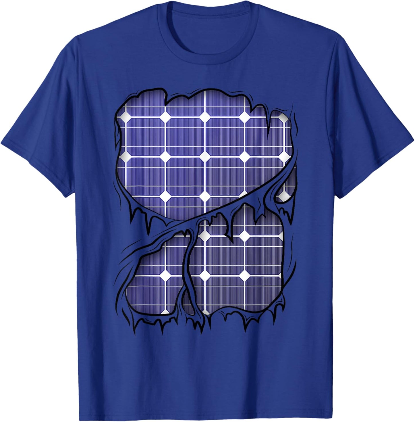 Solar Panels Inside Ecological Engineer Halloween Costume T-Shirt - T-Shirt | Royal
