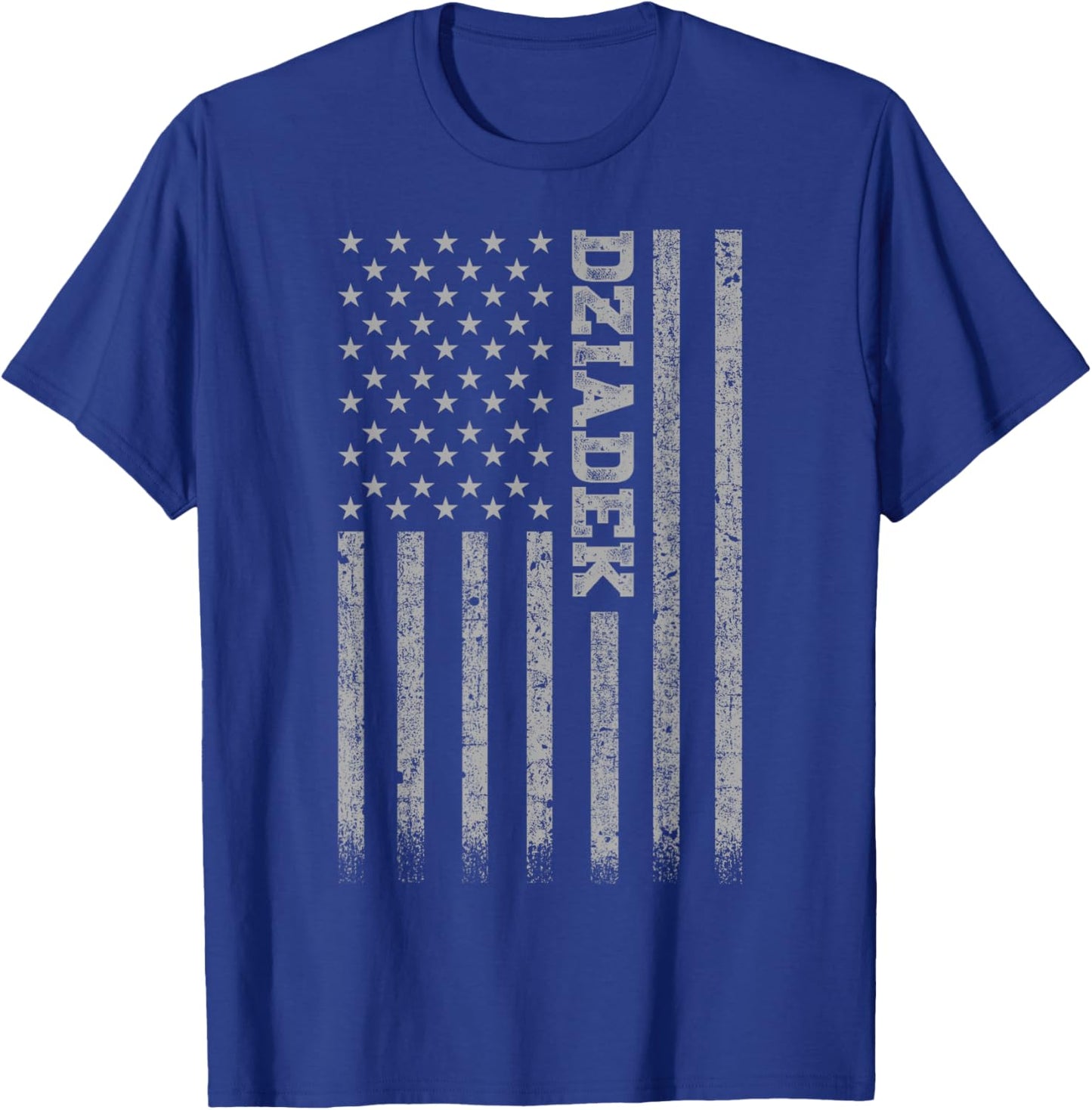 Dziadek American Flag T-Shirt - T-Shirt | Royal