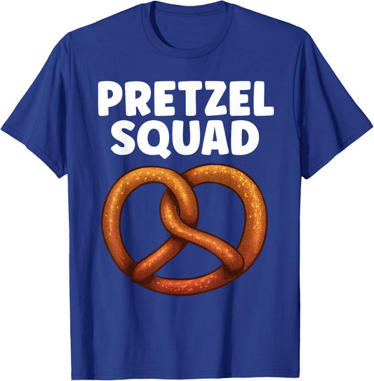 Cool Pretzel Art Women Kids Food German Pretzel T-Shirt - T-Shirt | Royal