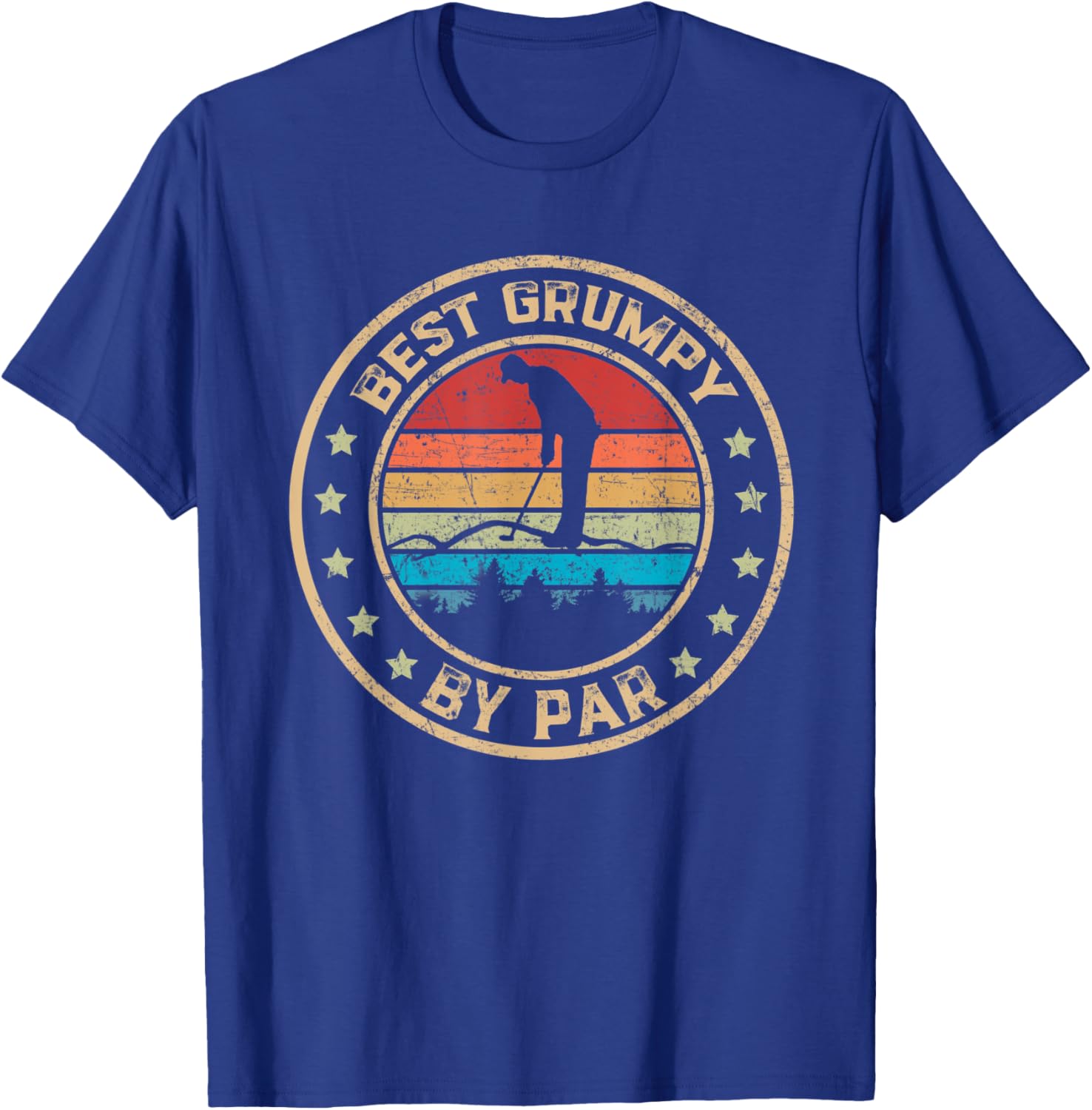 Best Grumpy By Par Father's Day Golf T-Shirt - T-Shirt | Royal