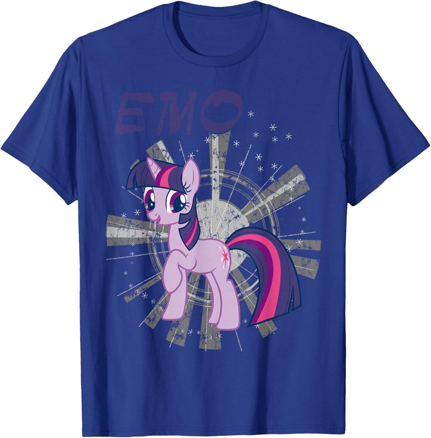 Emo Retro Style Rainbow Dash Fluttershy Rarity Art T-Shirt - T-Shirt | Royal