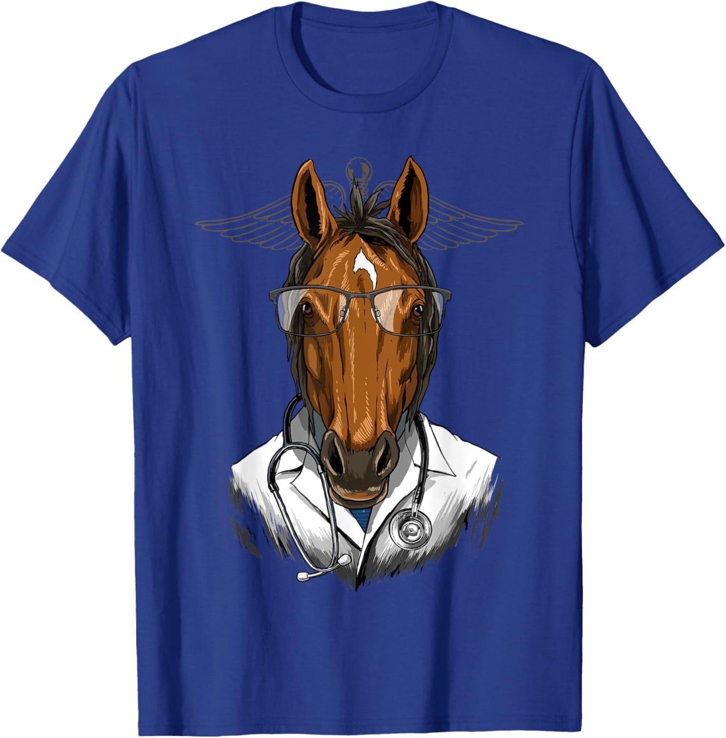 Horse Doctor Vet Veterinarian Animal Lover T-Shirt - T-Shirt | Royal