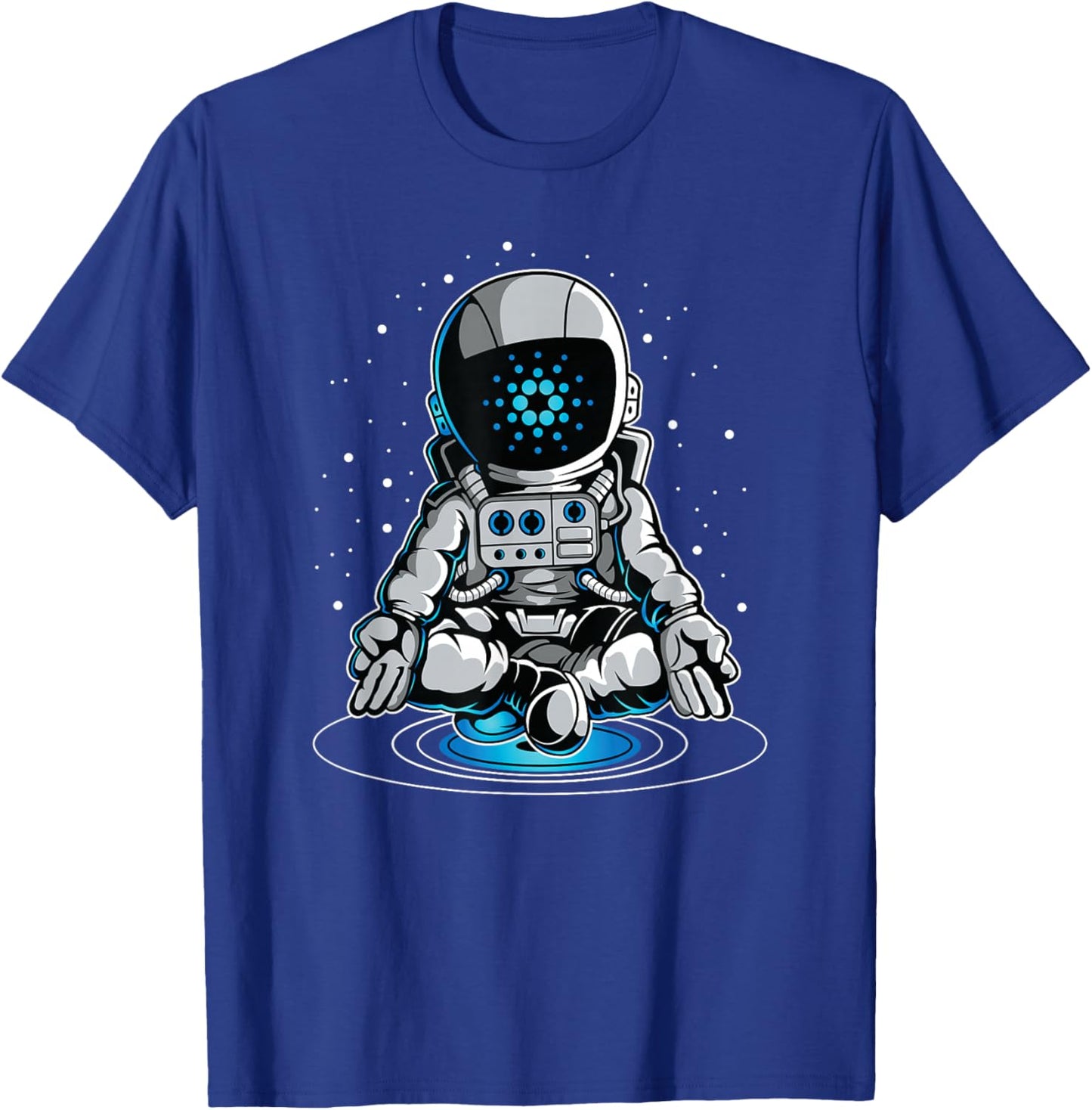Cool Cardano Space Suite Shirt, ADA Coin Cryptocurrency T-Shirt - T-Shirt | Royal