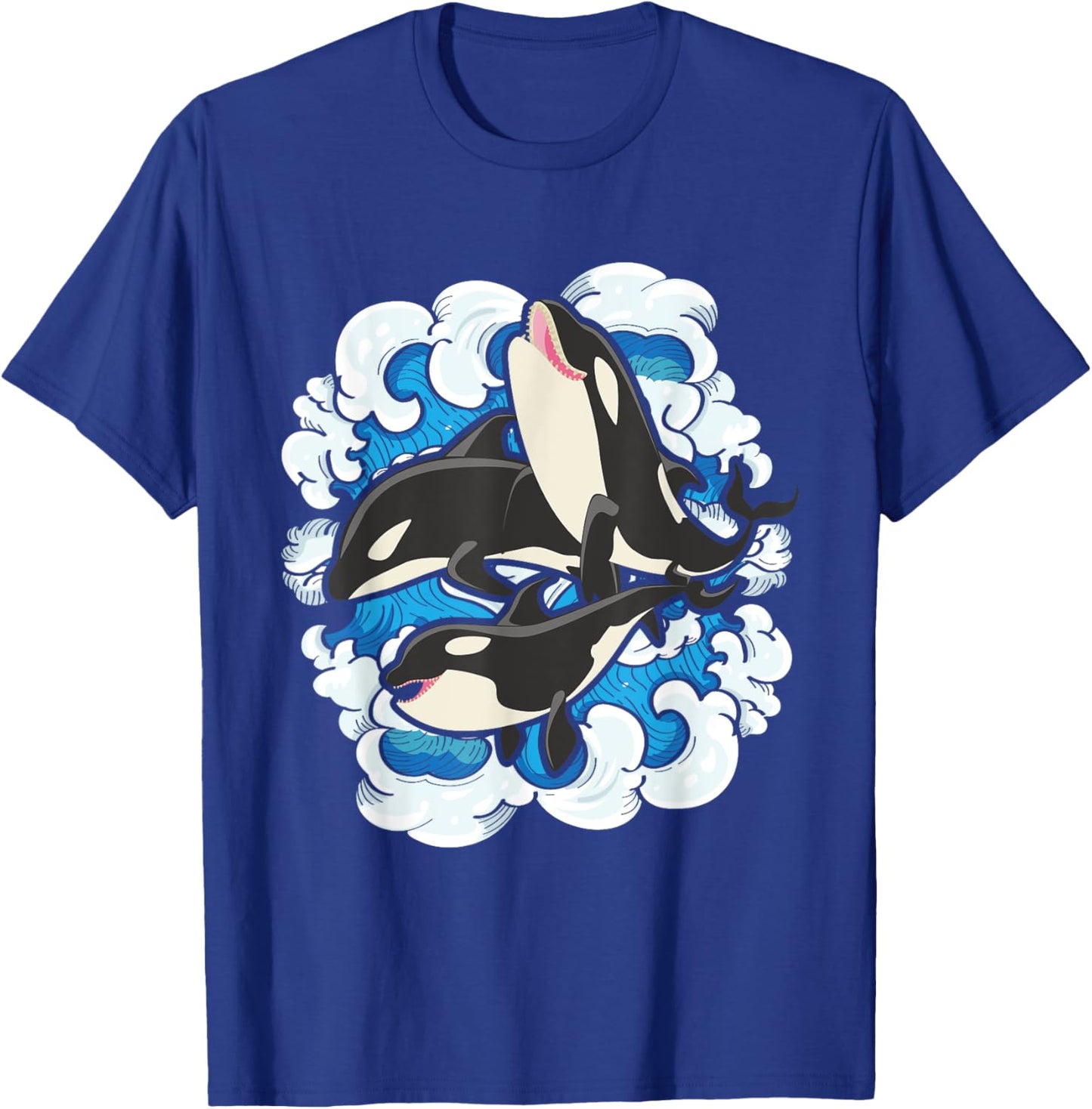 Whale Splash - Whale Lover Whales Marine Biologist Aquarist T-Shirt - T-Shirt | Royal
