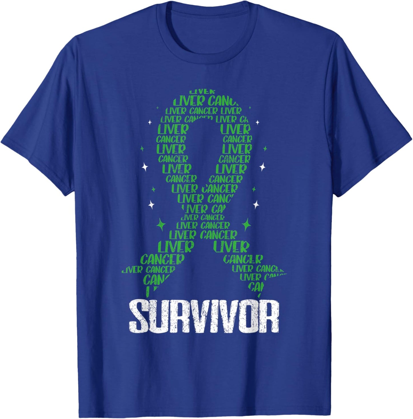 Liver Cancer Awareness Chemo Hepatic Malignancy T-Shirt - T-Shirt | Royal