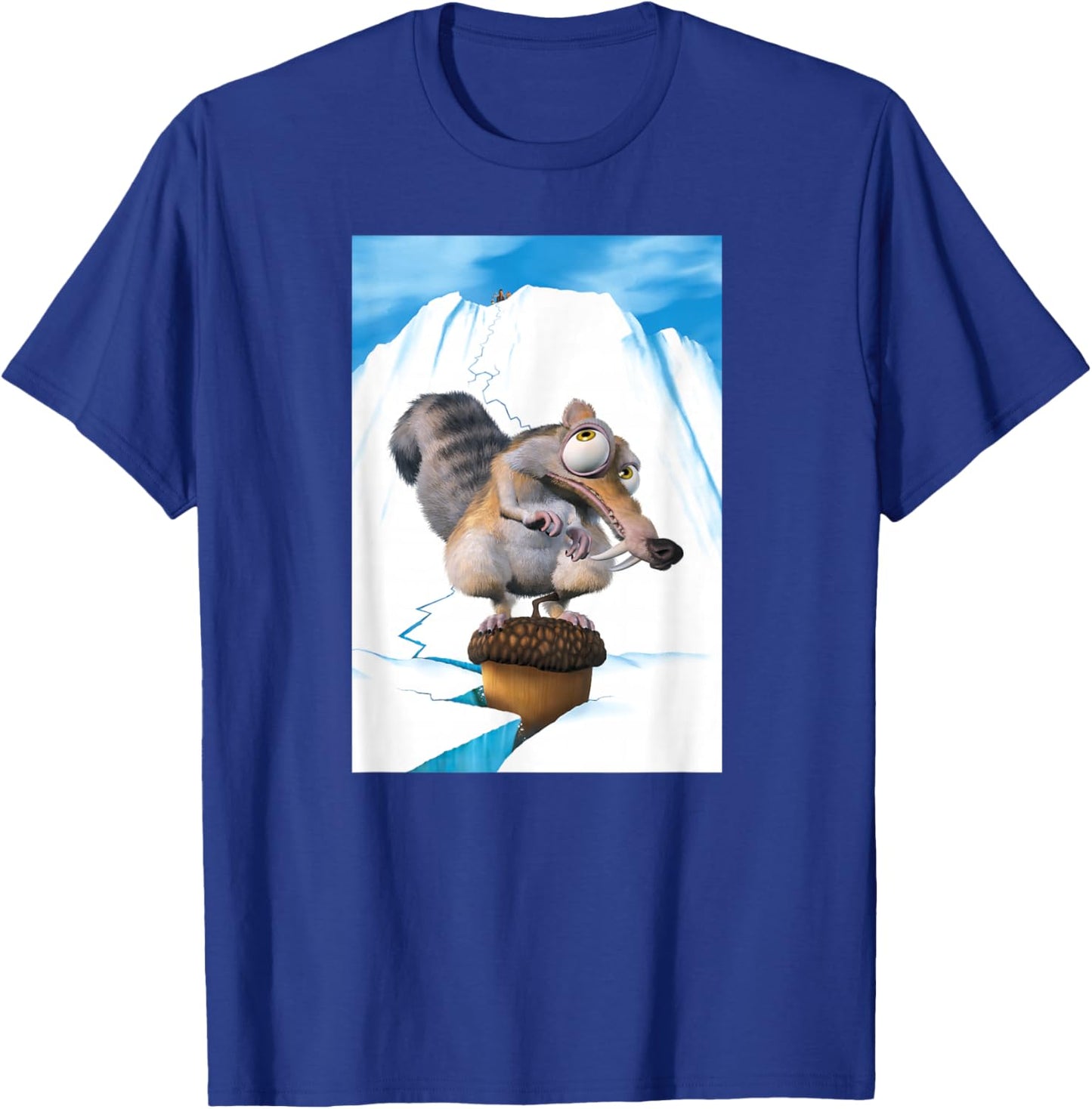 Ice Age Scrat Iceberg Crack T-Shirt - T-Shirt | Royal
