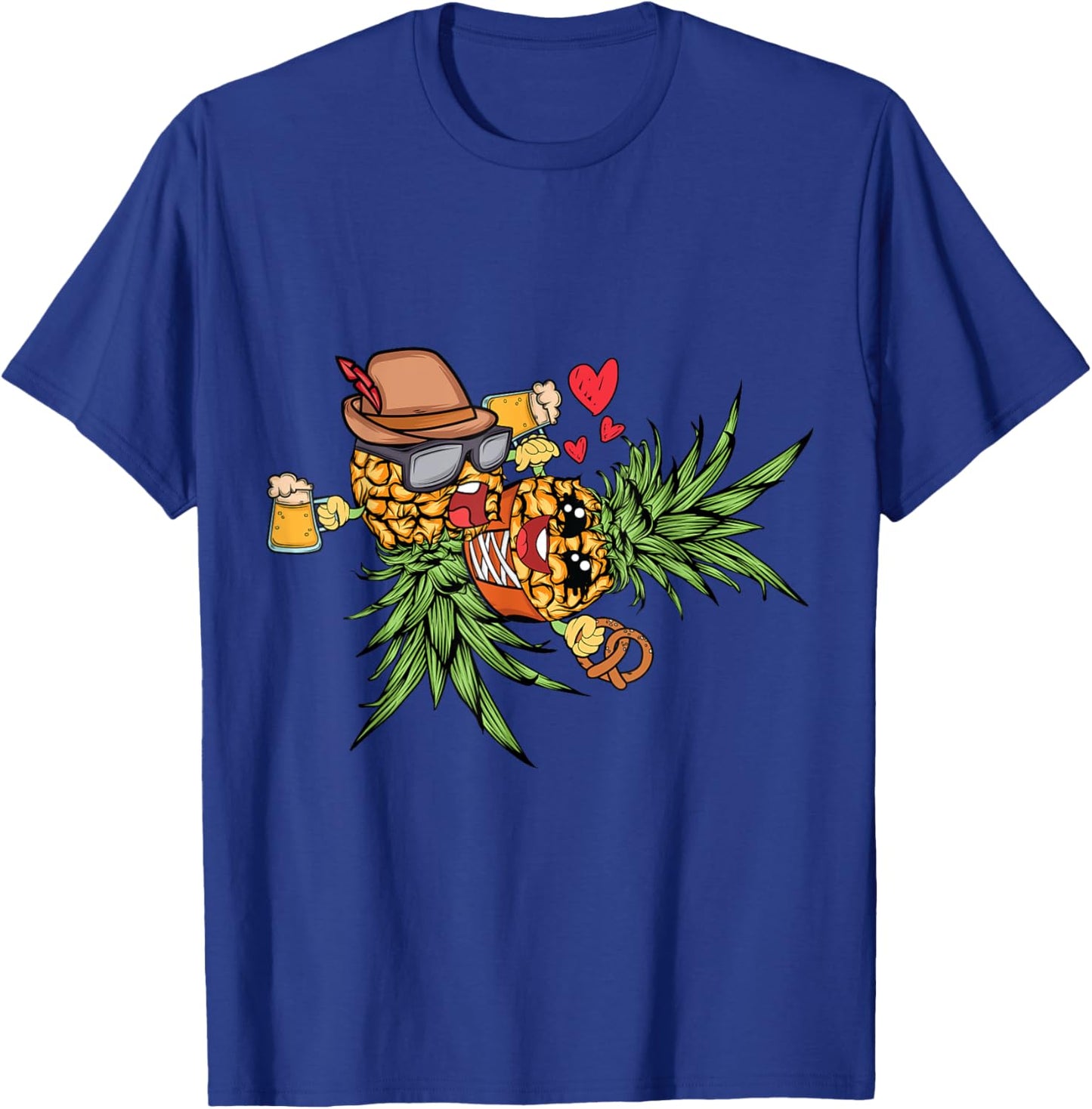 Swingers Couple Pineapples Swinging - Swinger Oktoberfest T-Shirt - T-Shirt | Royal