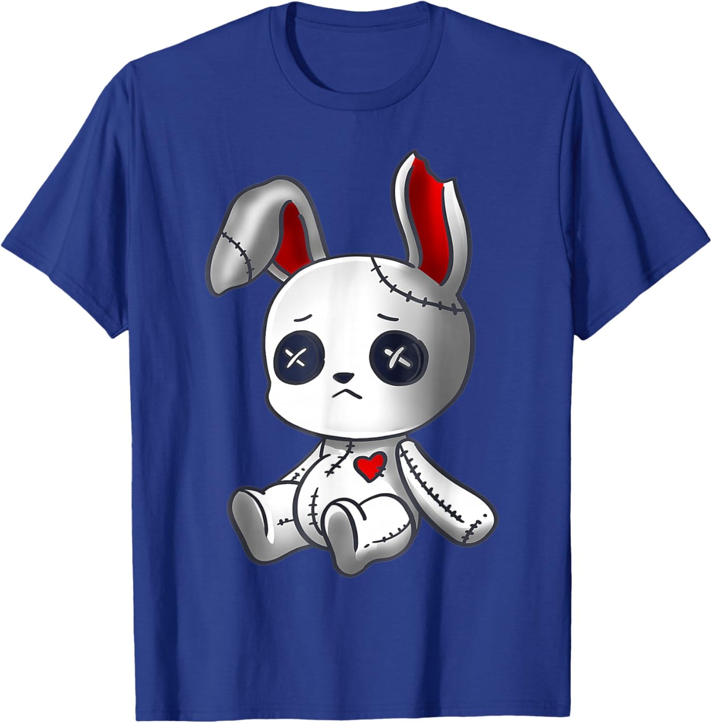 Goth Bunny Shirt Cute Creepy Emo Clothes Kawaii Bunny T-Shirt - T-Shirt | Royal