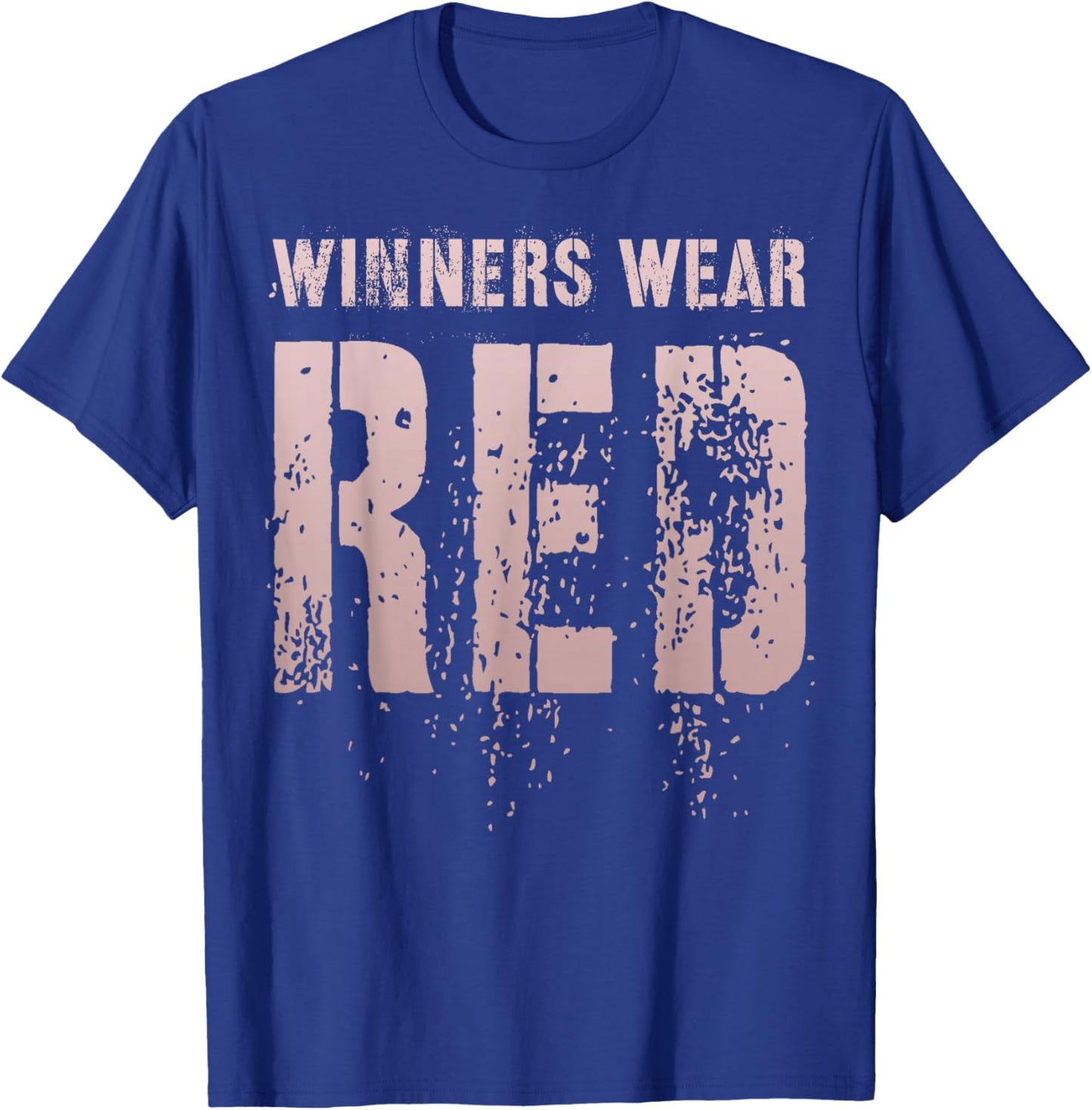 Vintage WINNERS WEAR RED Summer Camp Let's Go Team War Game T-Shirt - T-Shirt | Royal