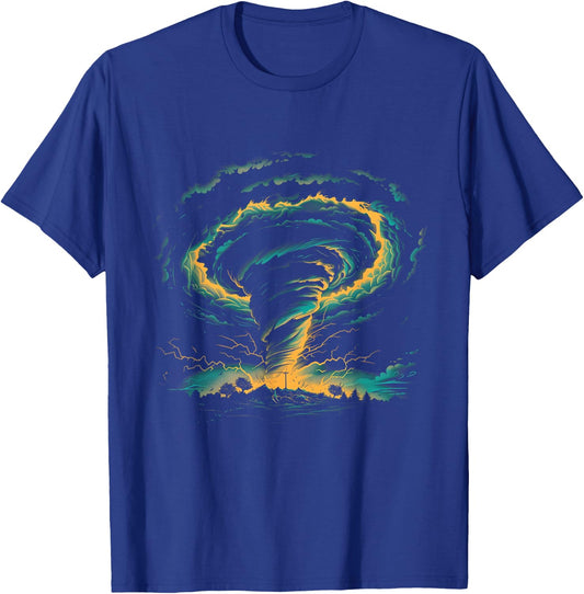 Tornado Chaser Storm Chasing Meteorologist T-Shirt - T-Shirt | Royal