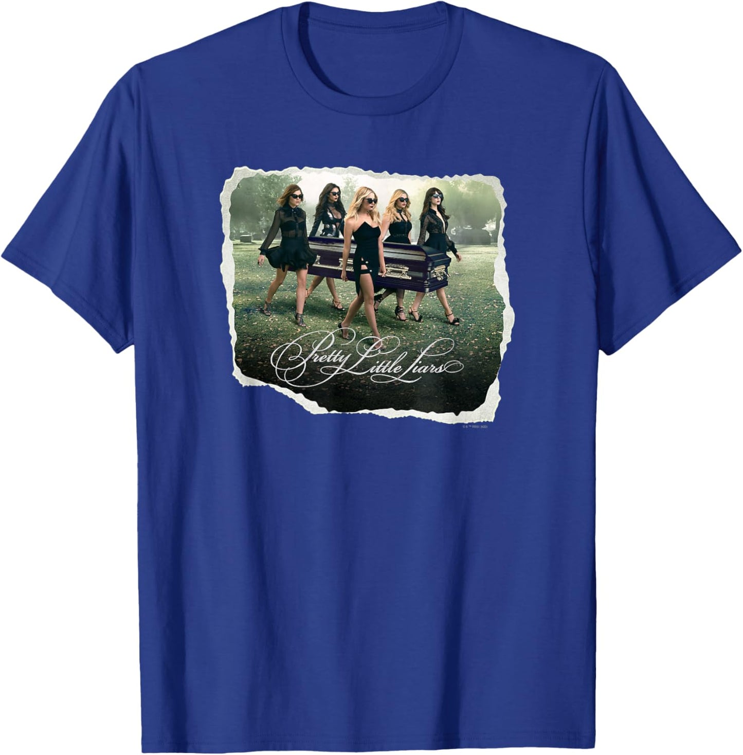 Pretty Little Liars Casket Bearer Group Photo T-Shirt - T-Shirt | Royal