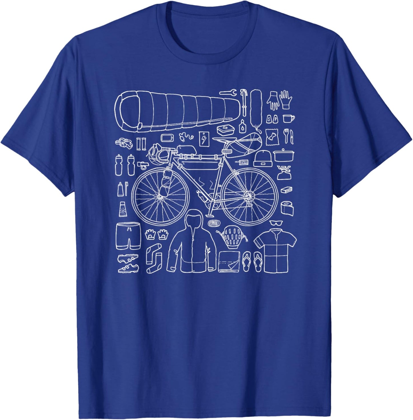 Pedal X Chain -Adults Cycling Adventure , Black, Small T-Shirt - T-Shirt | Royal