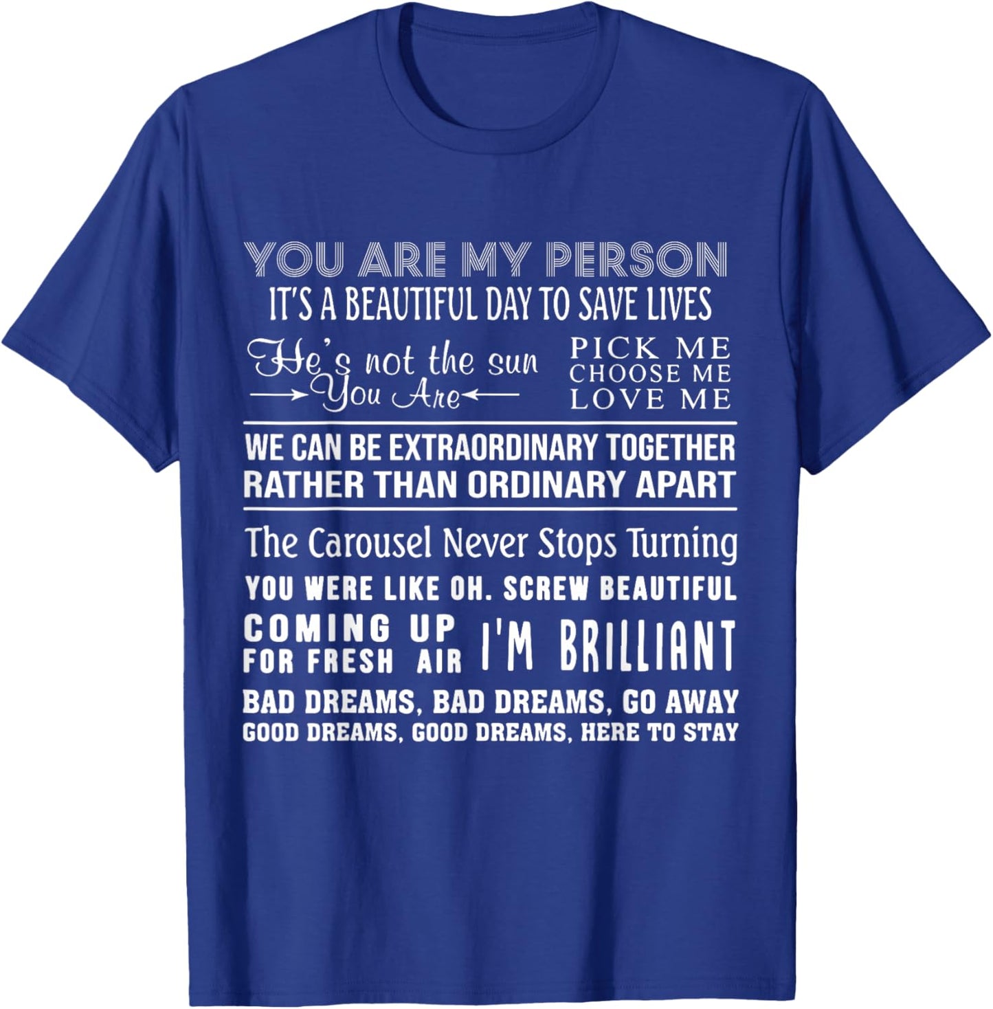 Grey Nurse Doctor It's A Beautiful Day to Save Lives Anatomy T-Shirt - T-Shirt | Royal