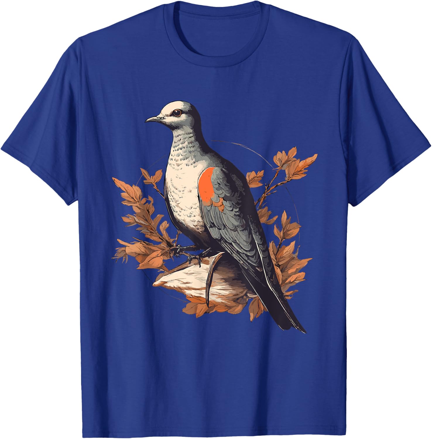 Passenger Pigeon Bird T-Shirt - T-Shirt | Royal