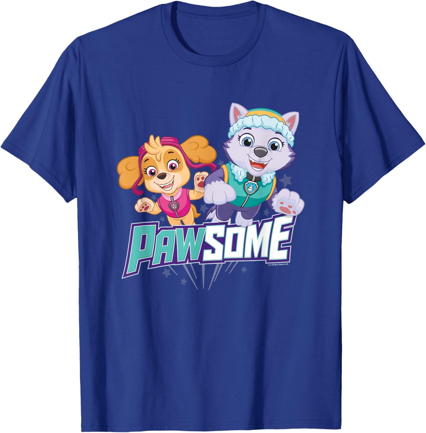 PAW Patrol Pawsome Skye & Everest T-Shirt - T-Shirt | Royal