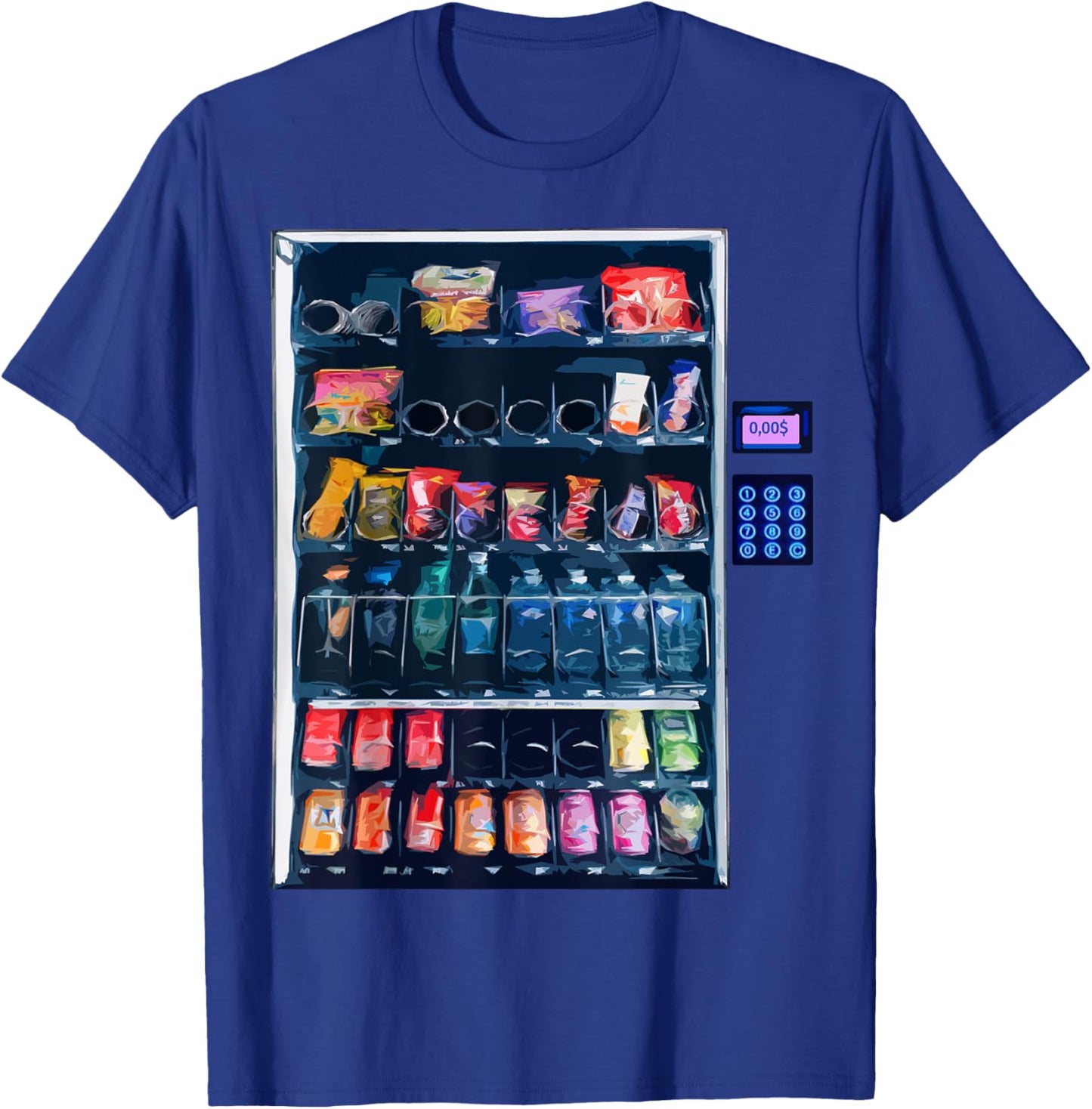 Funny Costumes for Halloween Vending Machine Silvester T-Shirt - T-Shirt | Royal