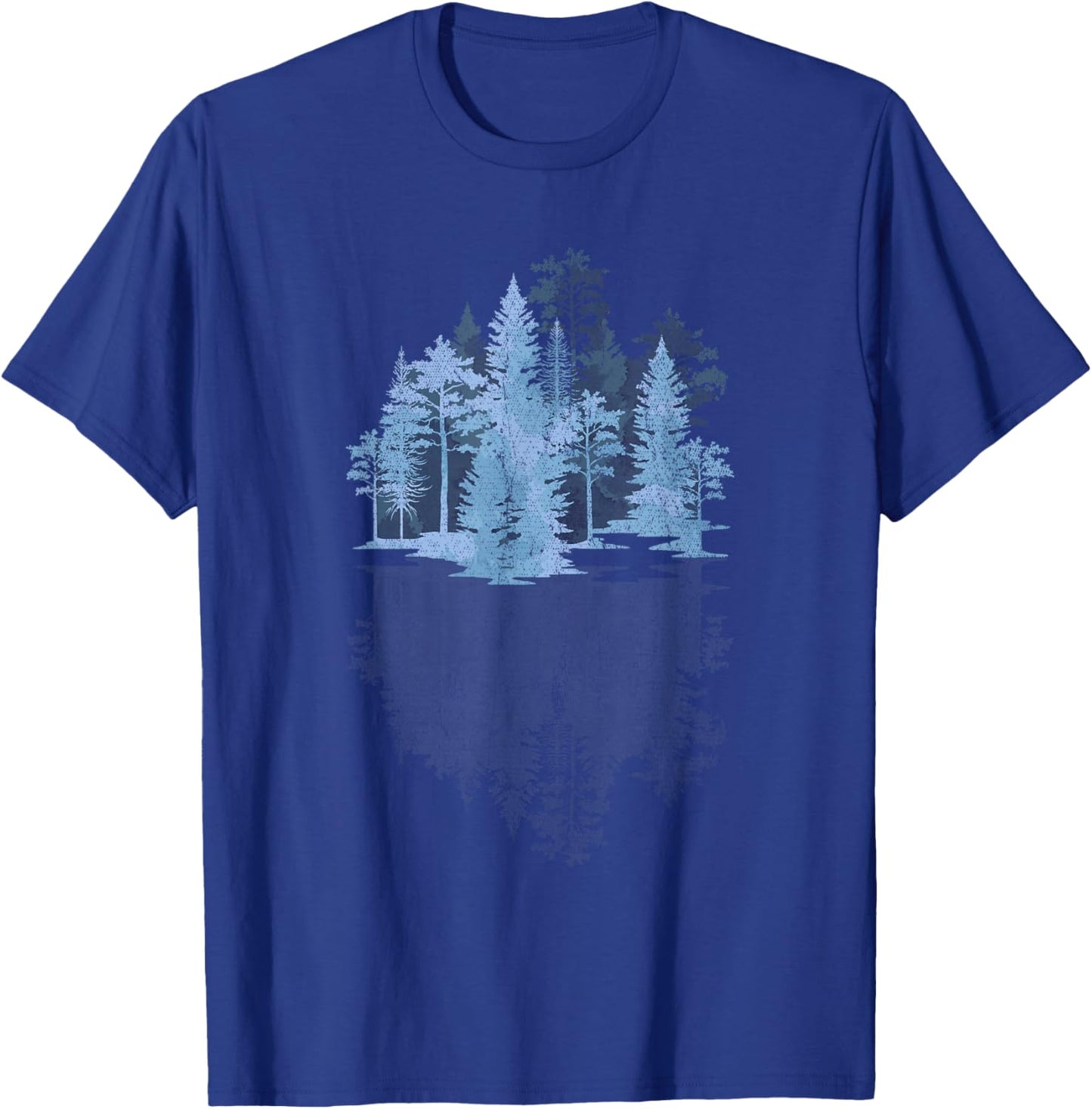 Nature Trees Reflection Outdoors Wildlife Forest T-Shirt - T-Shirt | Royal