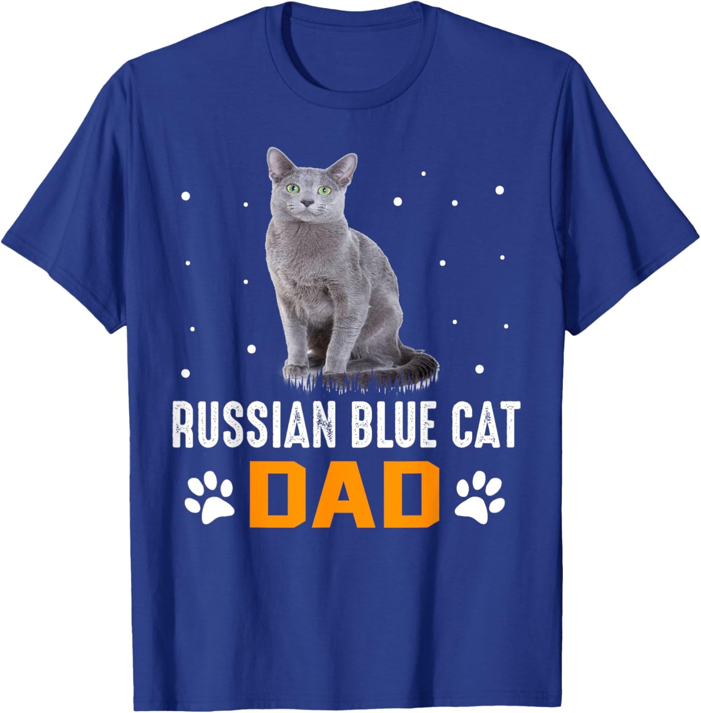 Cat - Russian Blue Dad - Russian Blue Cat T-Shirt - T-Shirt | Royal